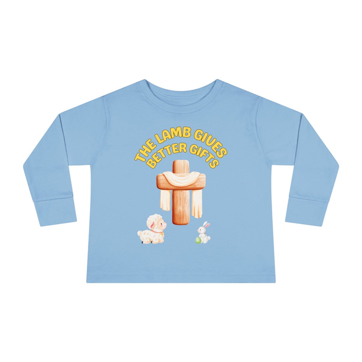 Lamb Gives Better Gifts - Easter | Boy & Girl Toddler Long Sleeve T-Shirt