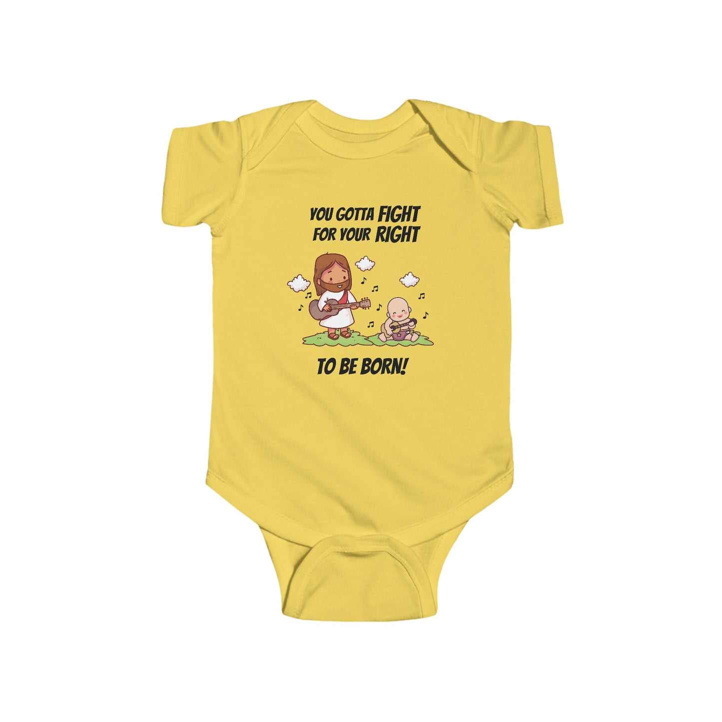 Fight for Your Right to Be Born | Boy & Girl Bodysuit