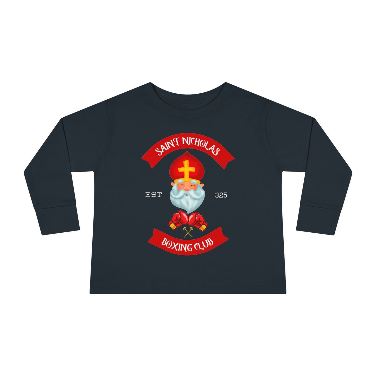 Saint Nicholas Boxing Club | Boy & Girl Toddler Long Sleeve T-Shirt