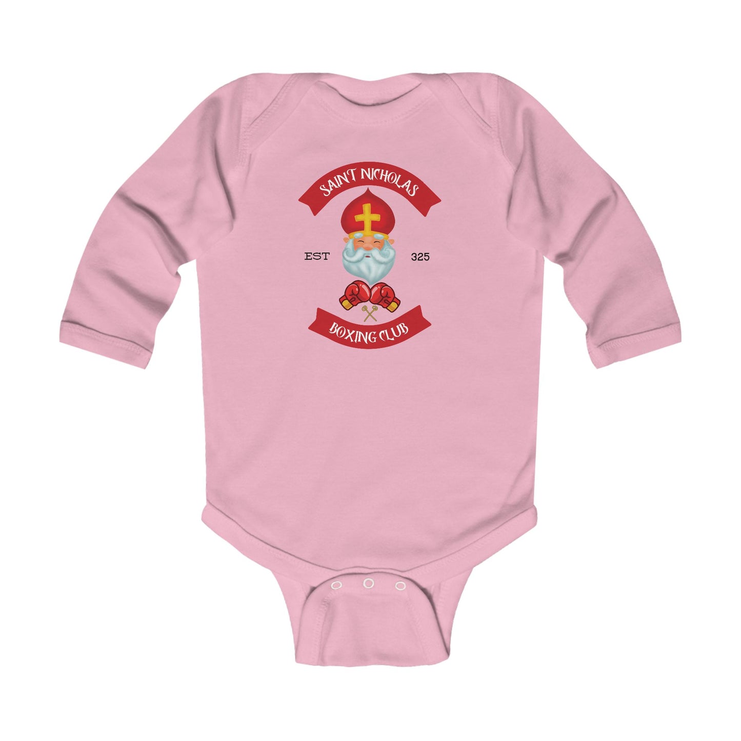 Saint Nicholas Boxing Club | Boy & Girl Long Sleeve Bodysuit