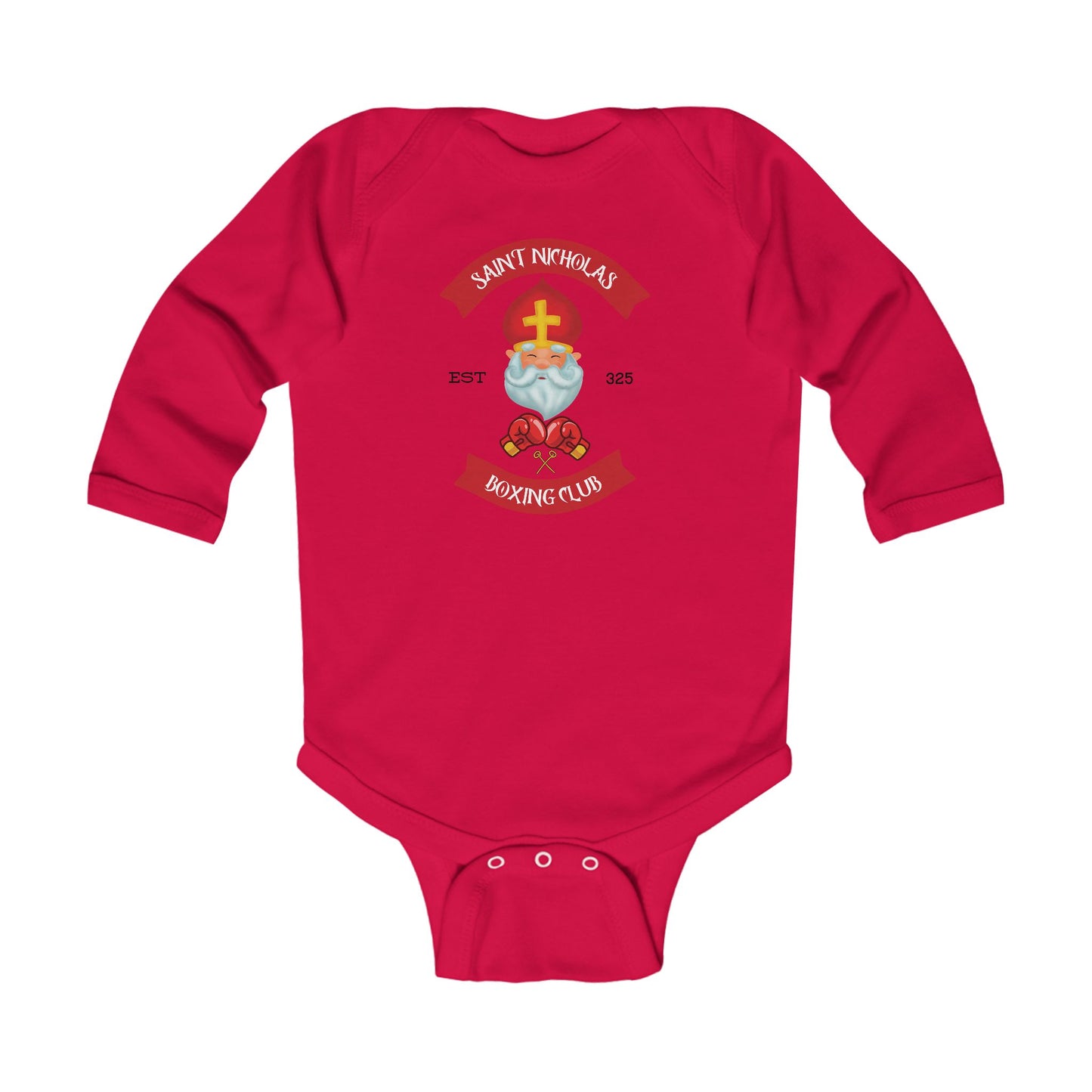 Saint Nicholas Boxing Club | Boy & Girl Long Sleeve Bodysuit