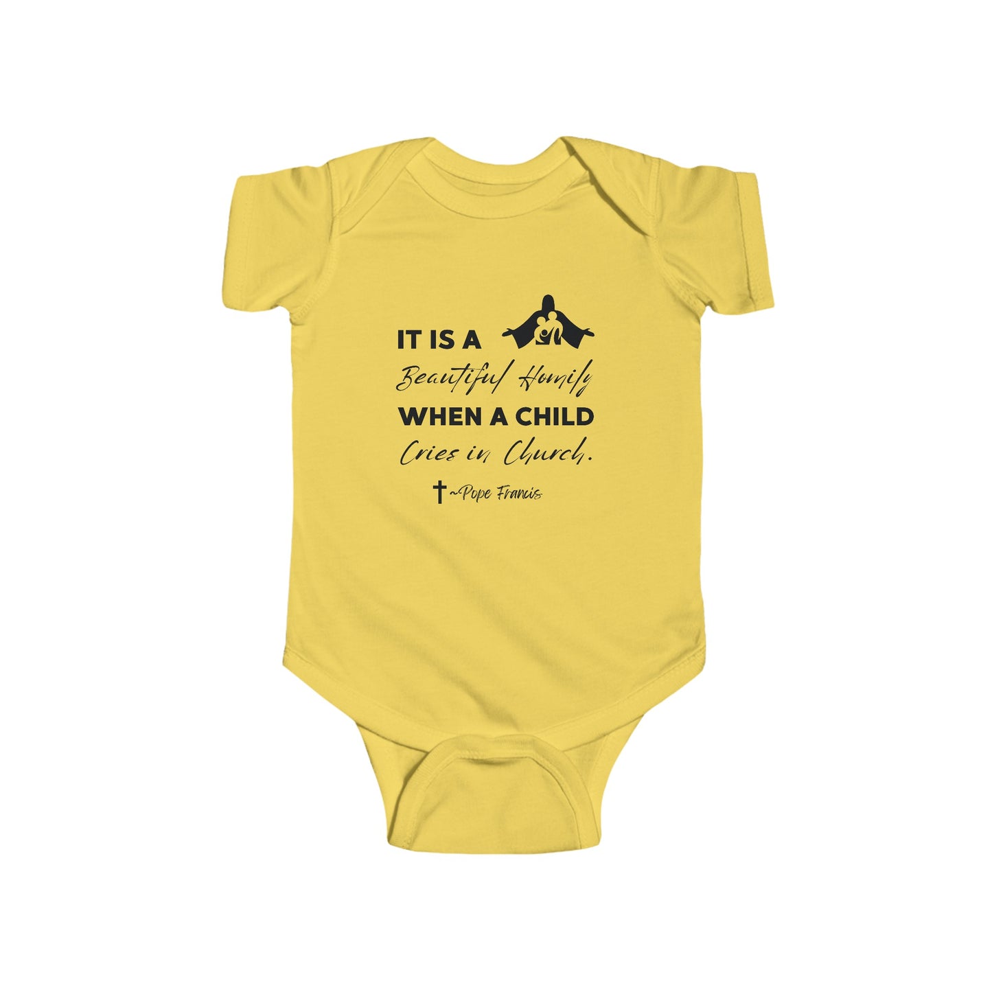 Beautiful When a Child Cries in Church | Boy & Girl Bodysuit