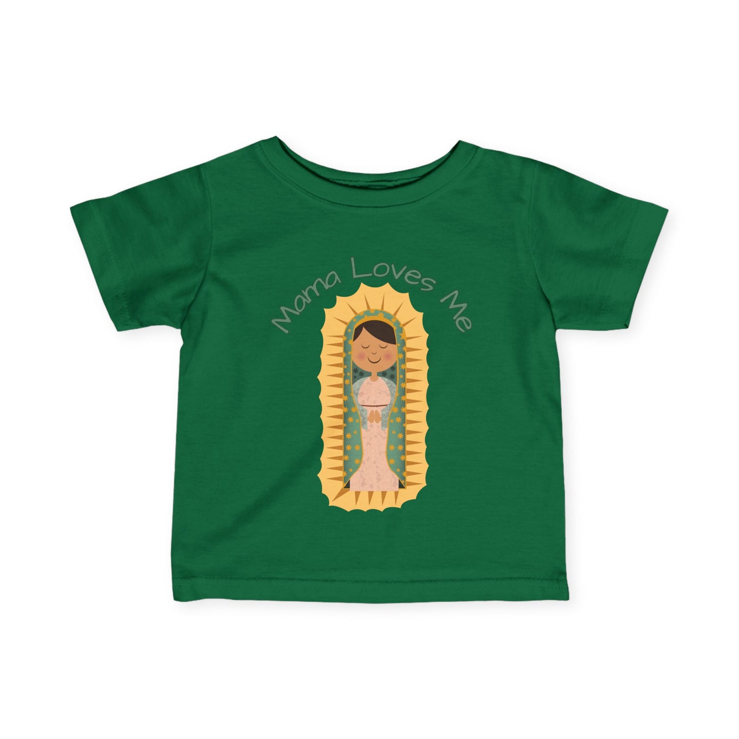 Mama Loves Me | Our Lady of Guadalupe | Baby Tee