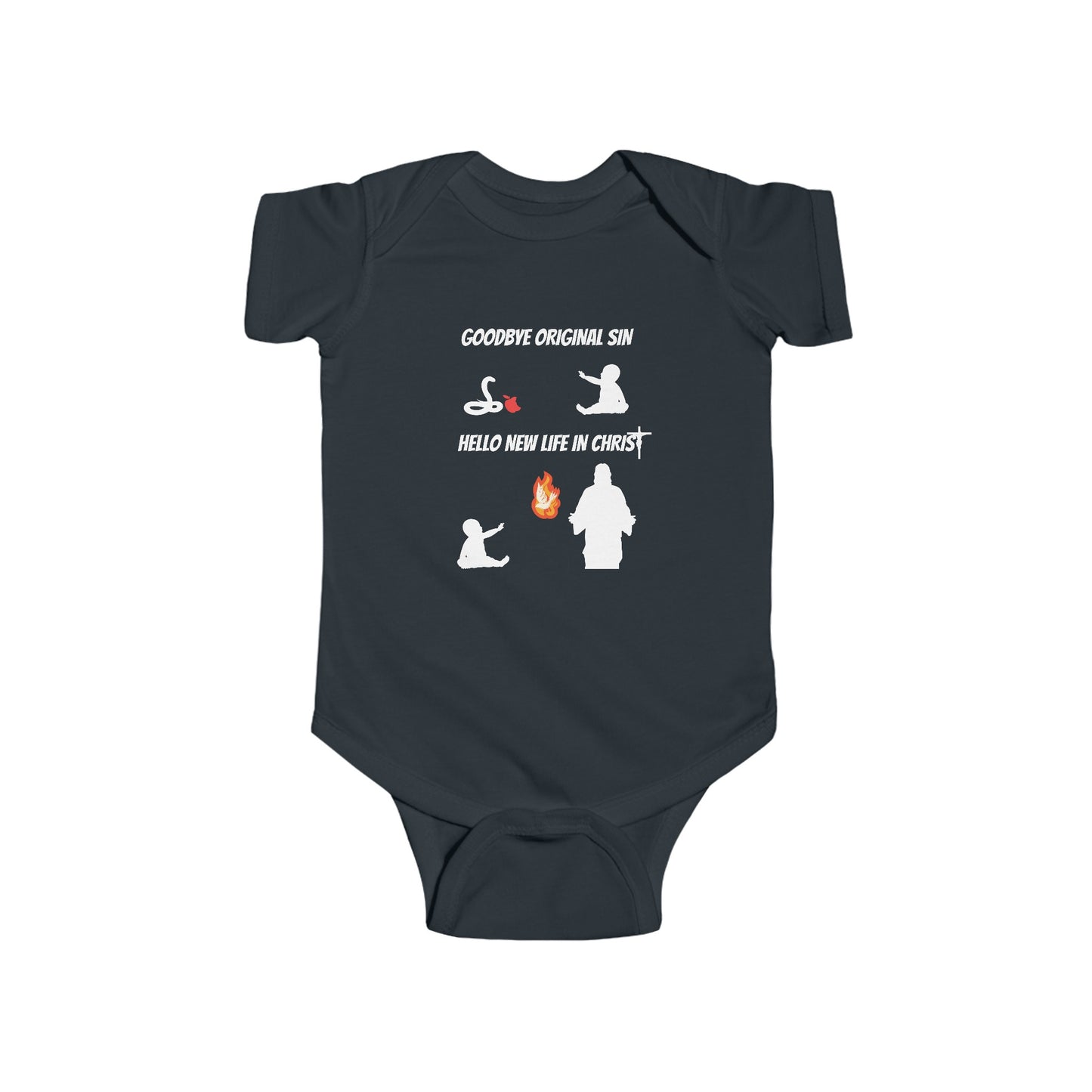 Goodbye Original Sin Hello New Life - Baptism | Boy & Girl Bodysuit