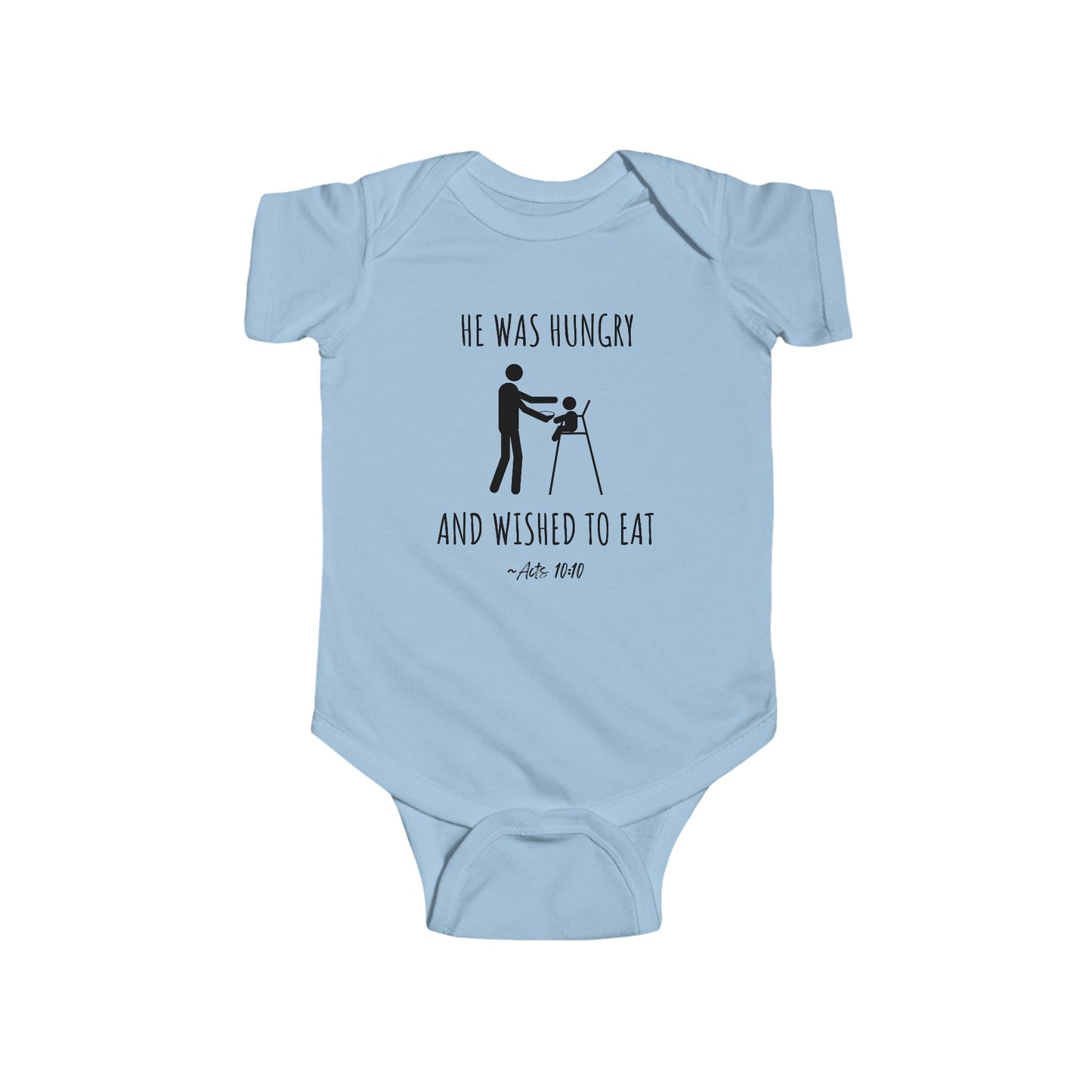 He Was Hungry and Wished to Eat | Boy & Girl Bodysuit