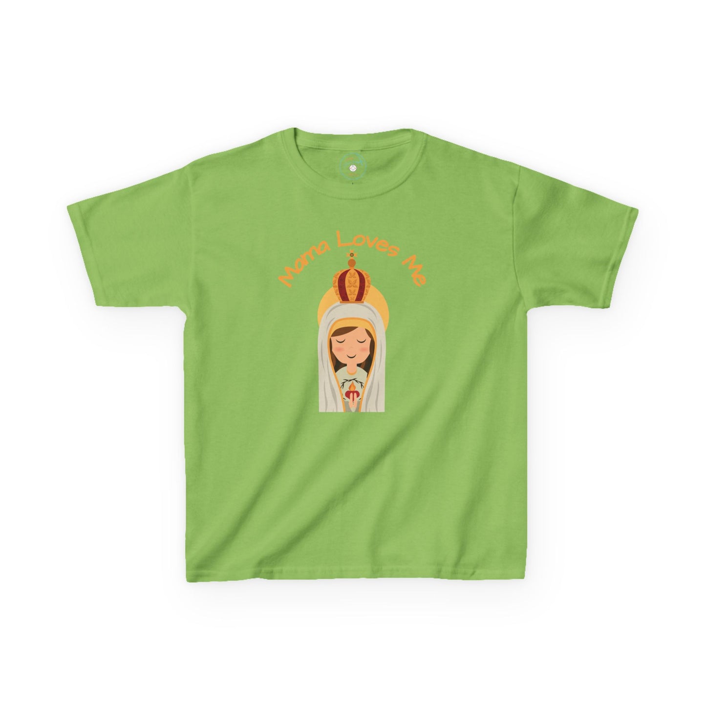 Mama Loves Me—Our Lady of Fatima | Big Kids Tee