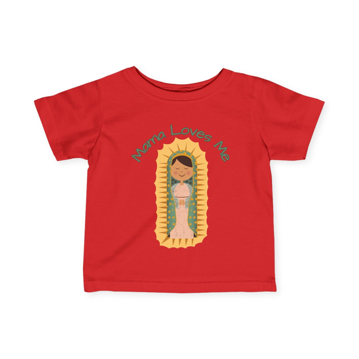 Mama Loves Me | Our Lady of Guadalupe | Baby Tee