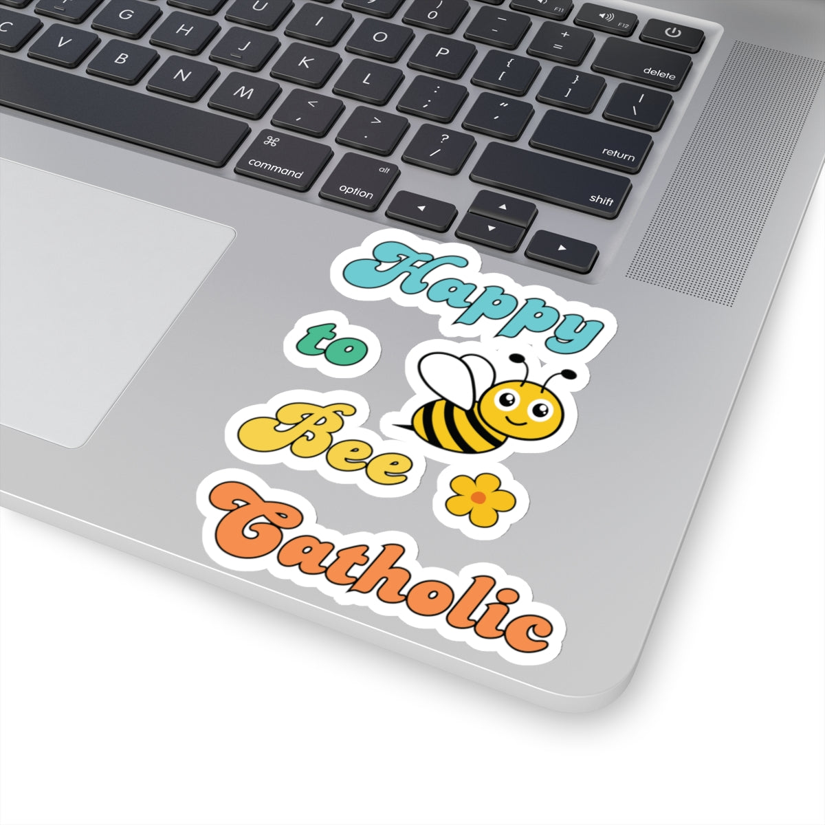 Happy to Bee Catholic | Kiss-Cut Sticker