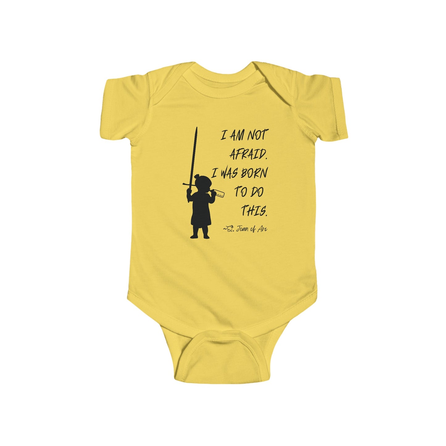 St. Joan of Arc | I Am Not Afraid | Boy & Girl Bodysuit