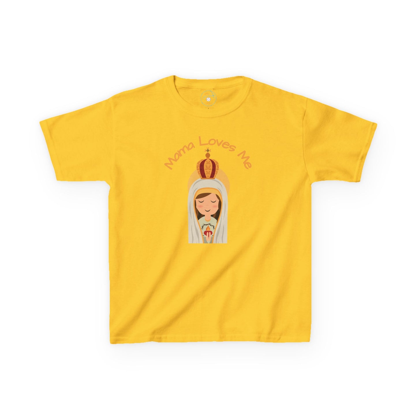Mama Loves Me—Our Lady of Fatima | Big Kids Tee