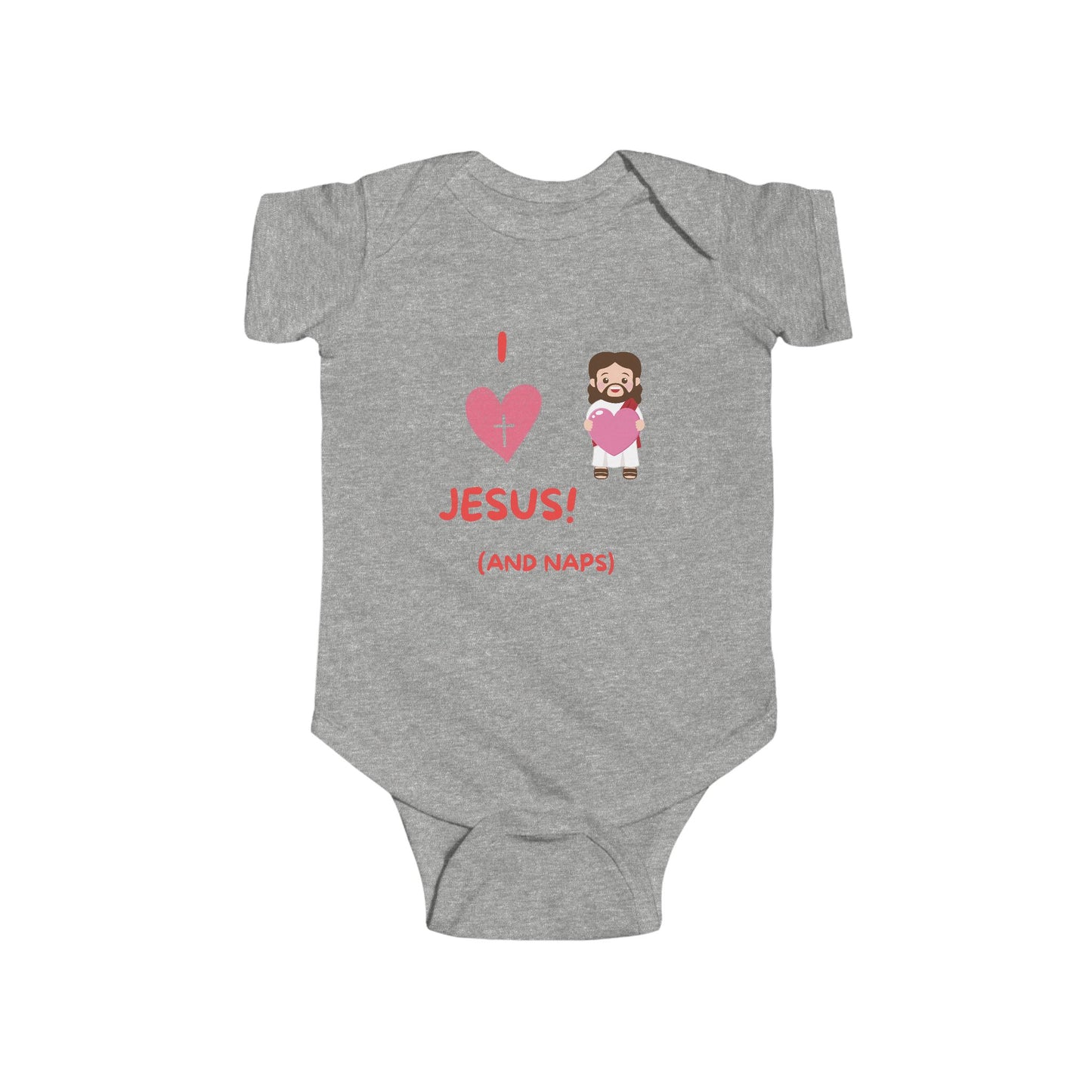 I Love Jesus and Naps | Boy & Girl Bodysuit