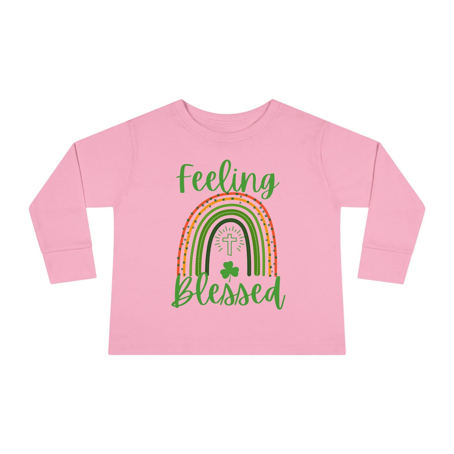 Feeling Blessed - St. Patrick's Day | Boy & Girl Toddler Long Sleeve T-Shirt