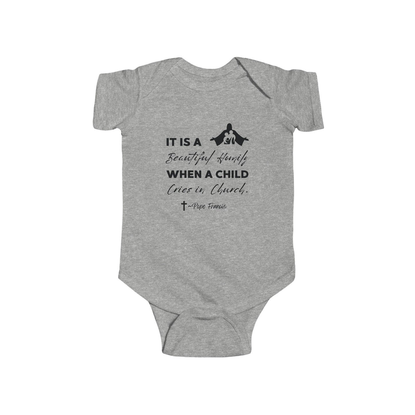 Beautiful When a Child Cries in Church | Boy & Girl Bodysuit
