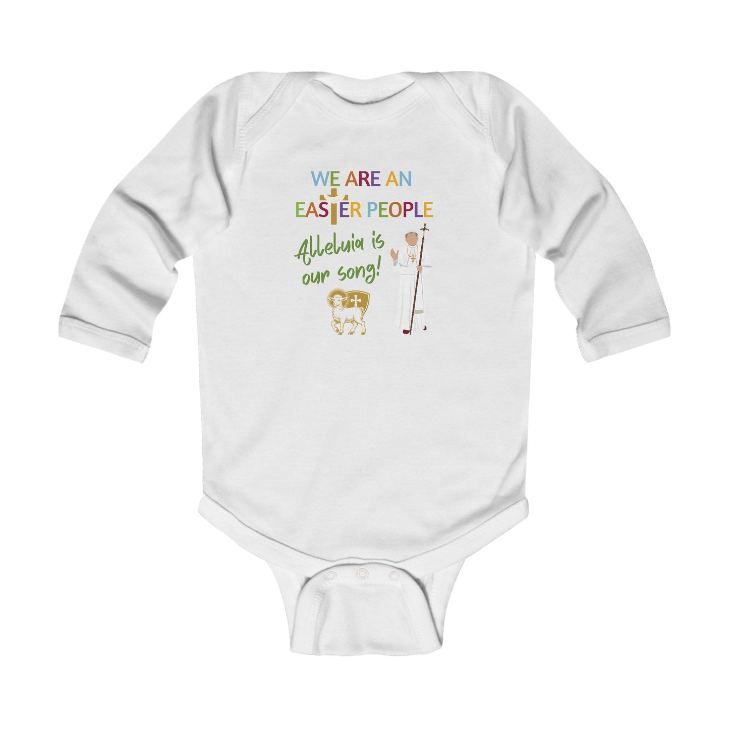 We Are an Easter People | Boy & Girl Long Sleeve Bodysuit