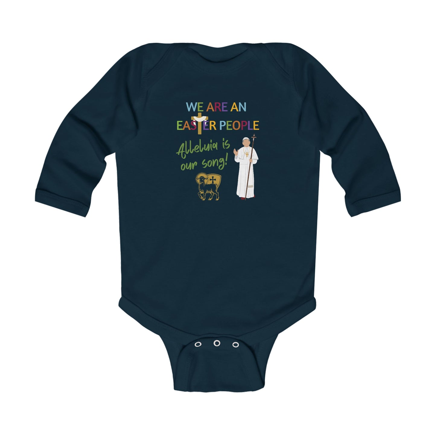 We Are an Easter People | Boy & Girl Long Sleeve Bodysuit