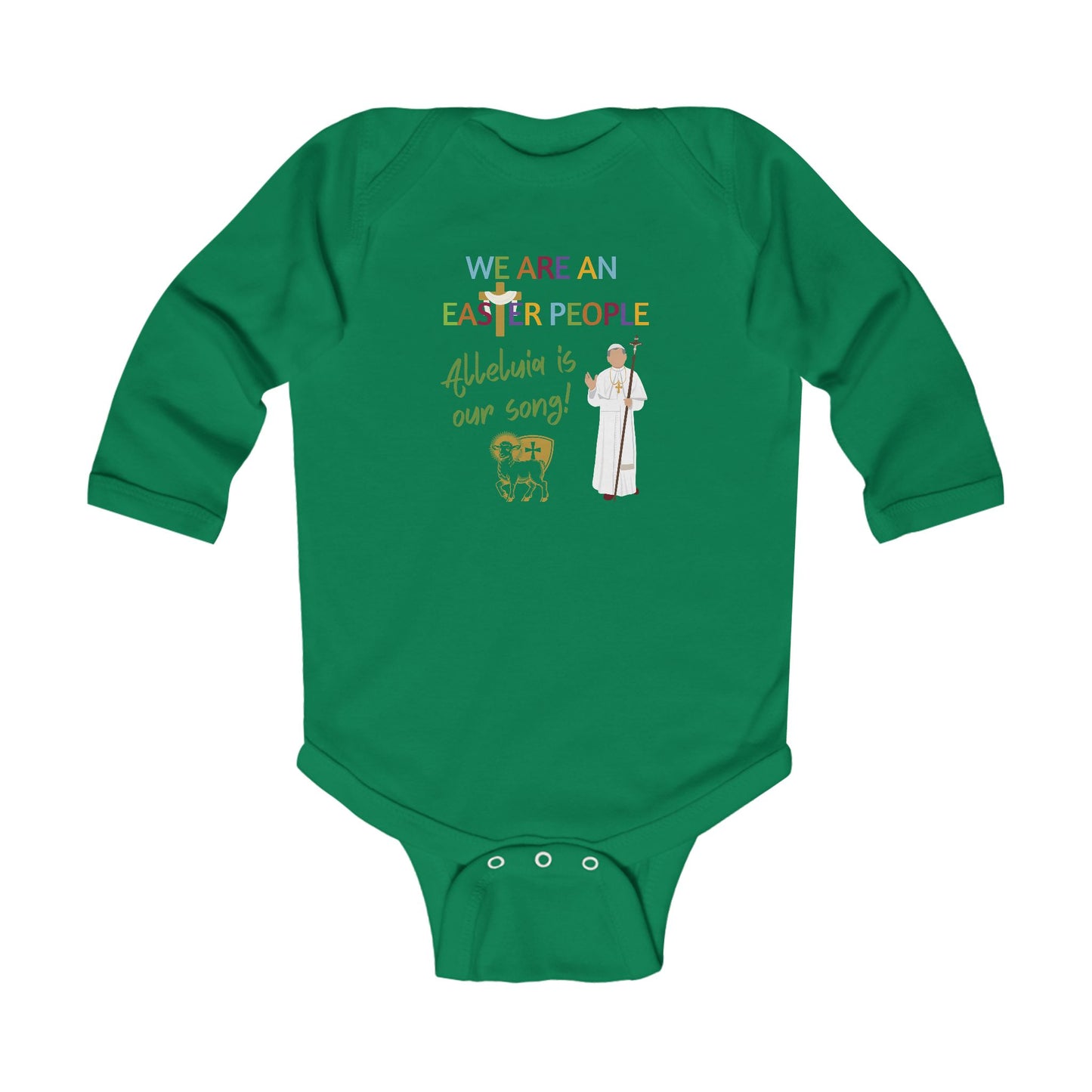 We Are an Easter People | Boy & Girl Long Sleeve Bodysuit
