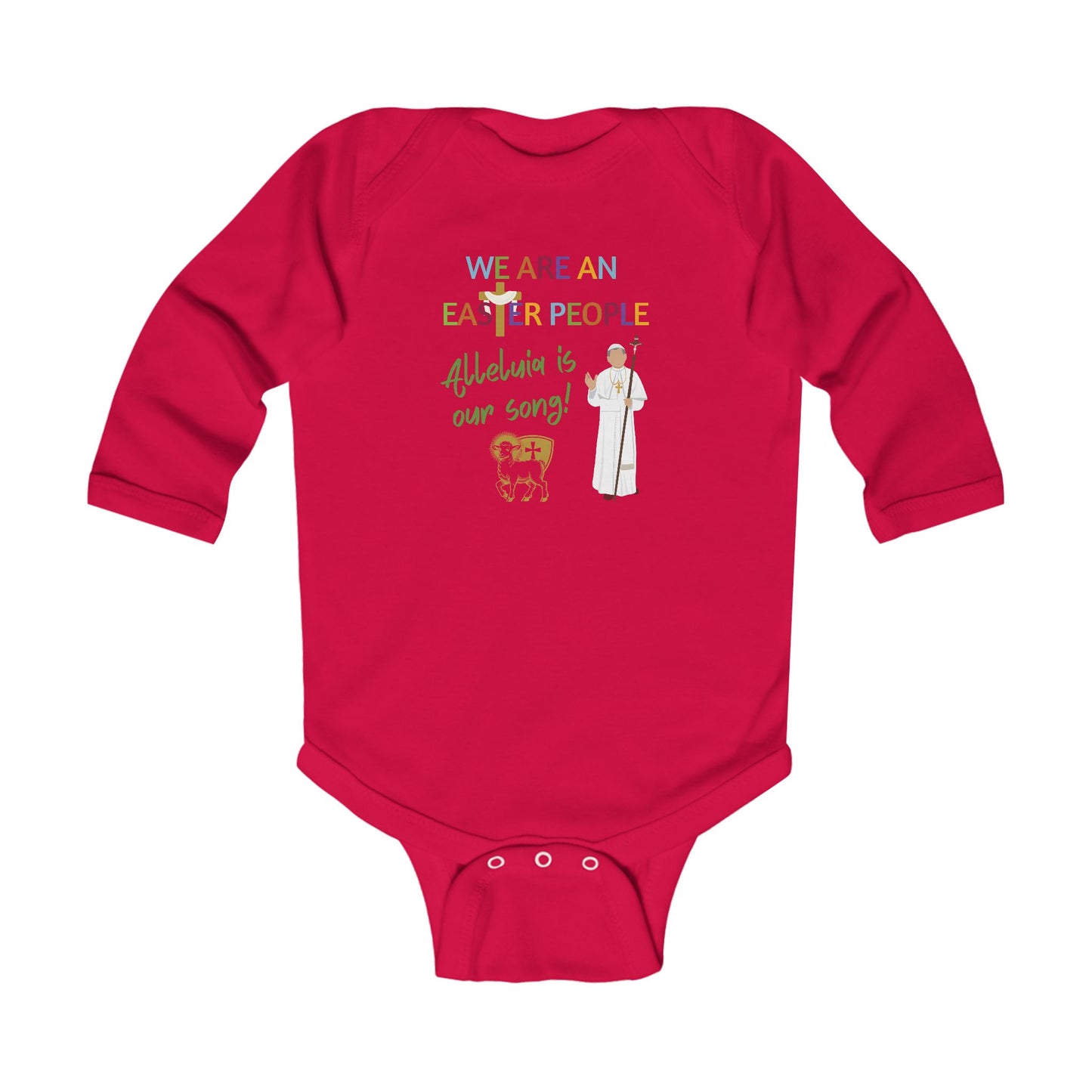 We Are an Easter People | Boy & Girl Long Sleeve Bodysuit