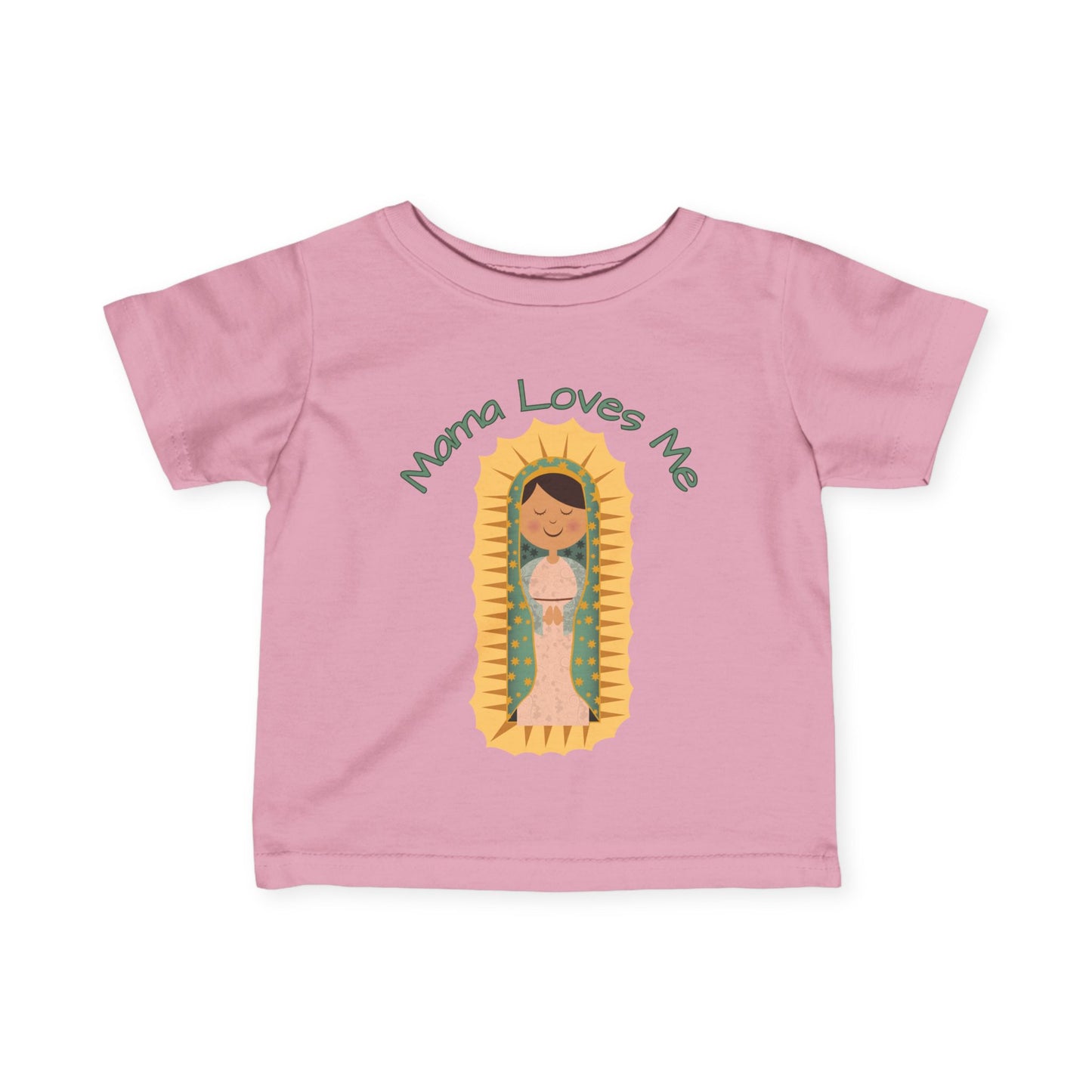 Mama Loves Me | Our Lady of Guadalupe | Baby Tee