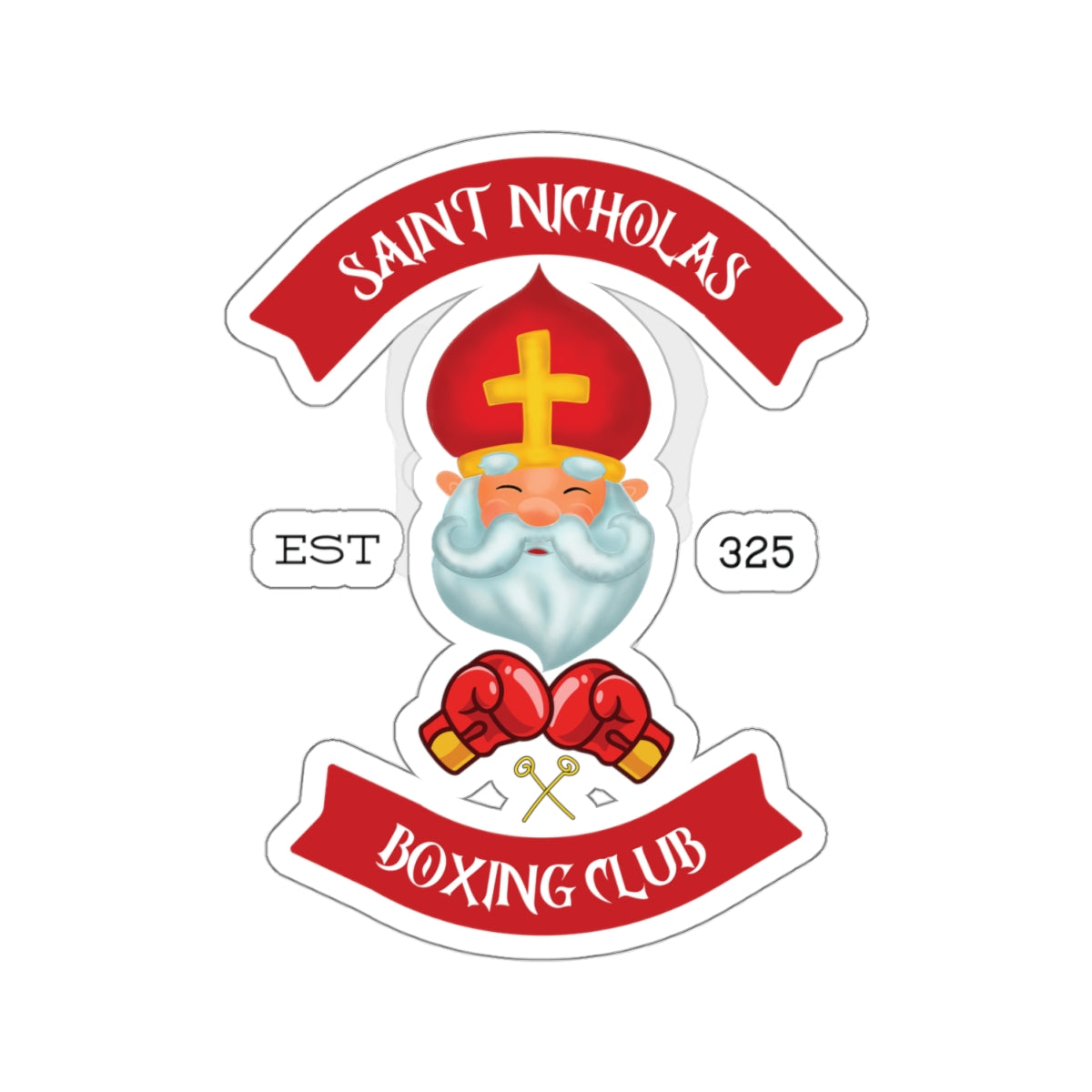 Saint Nicholas Boxing Club | Kiss-Cut Sticker