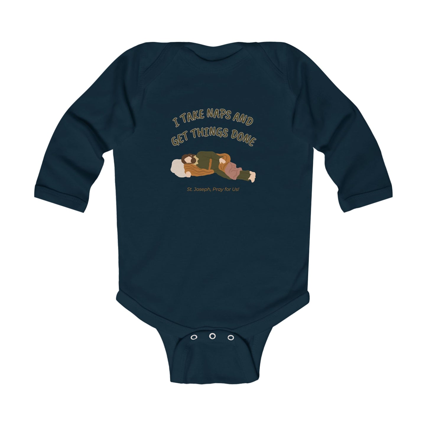 St. Joseph - Take Naps | Boy & Girl Long Sleeve Bodysuit