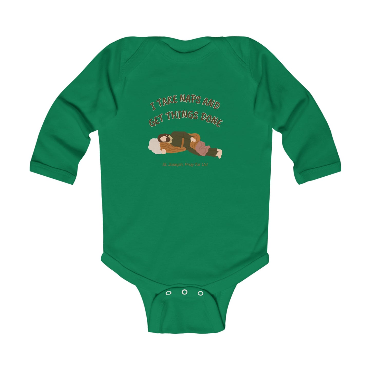 St. Joseph - Take Naps | Boy & Girl Long Sleeve Bodysuit