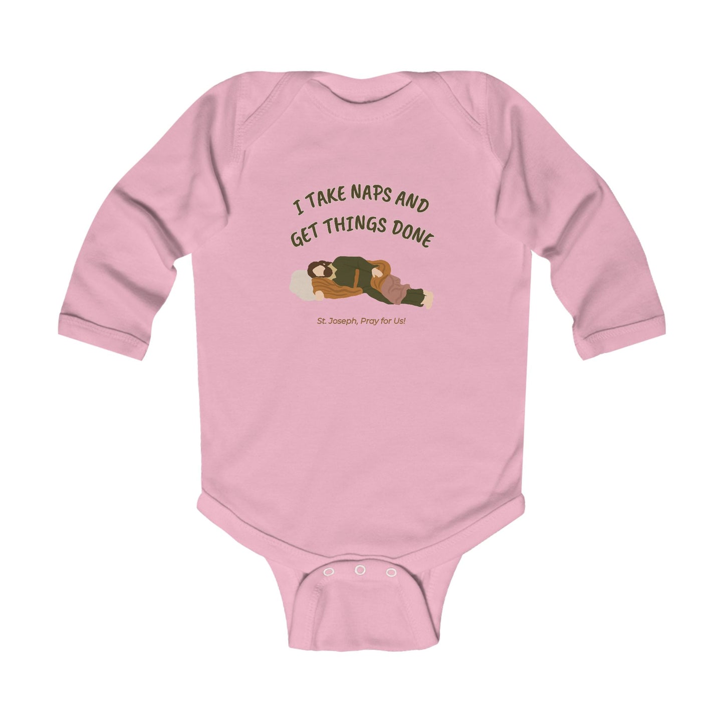 St. Joseph - Take Naps | Boy & Girl Long Sleeve Bodysuit