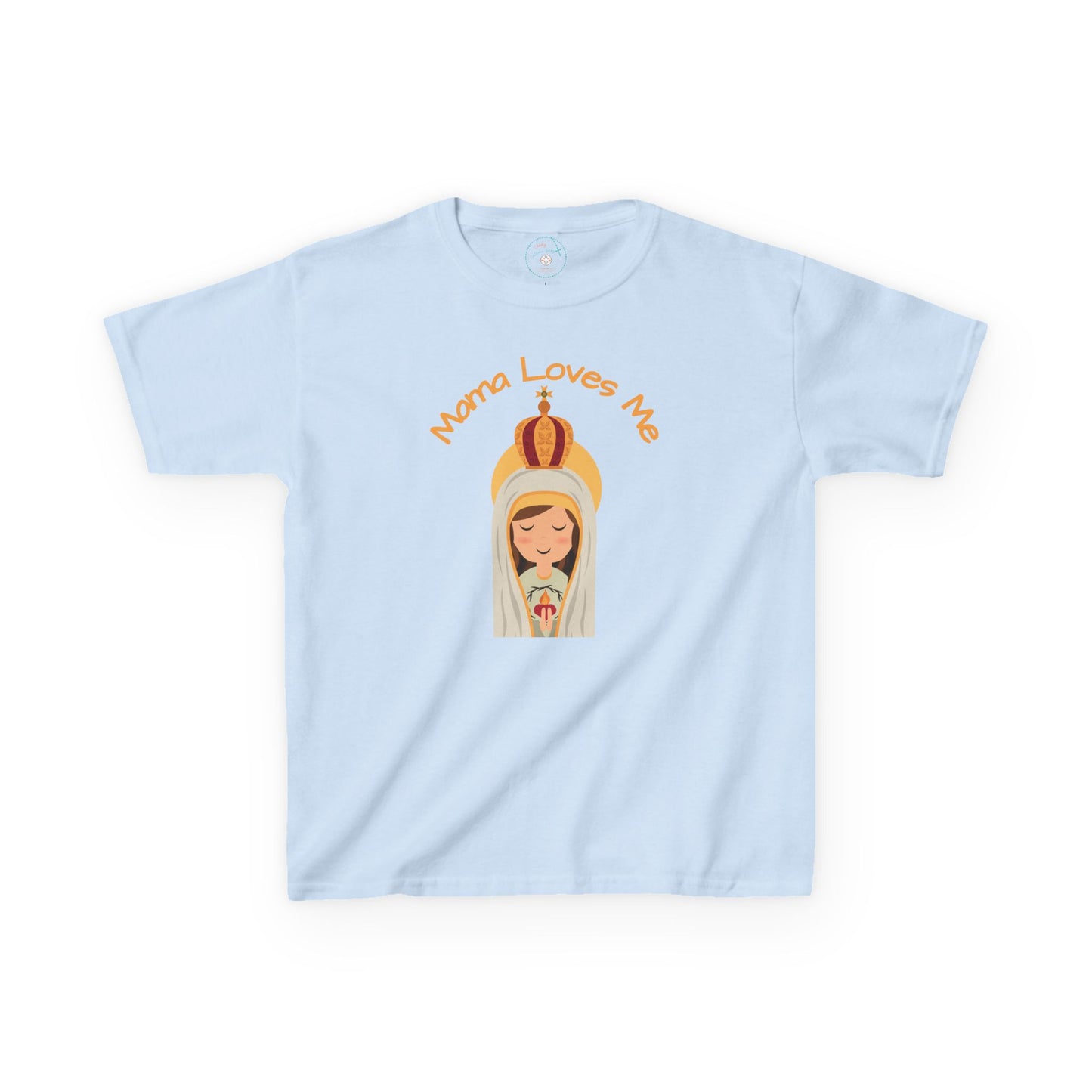 Mama Loves Me—Our Lady of Fatima | Big Kids Tee