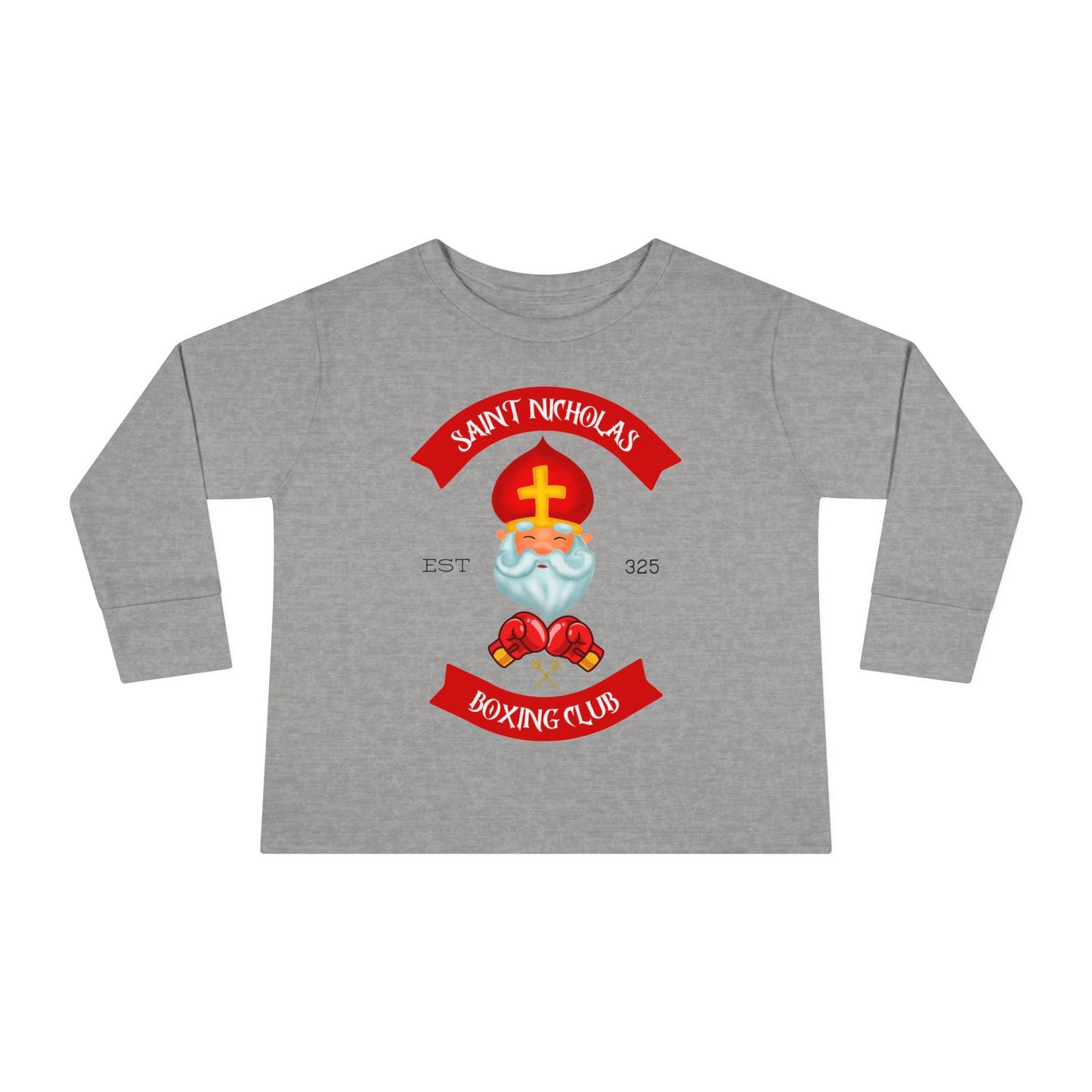 Saint Nicholas Boxing Club | Boy & Girl Toddler Long Sleeve T-Shirt