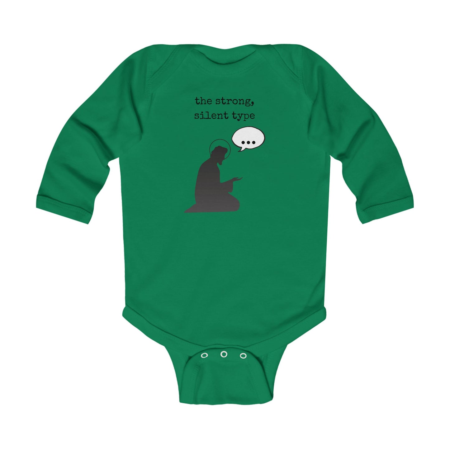 St. Joseph - Strong Silent Type | Boy & Girl Long Sleeve Bodysuit
