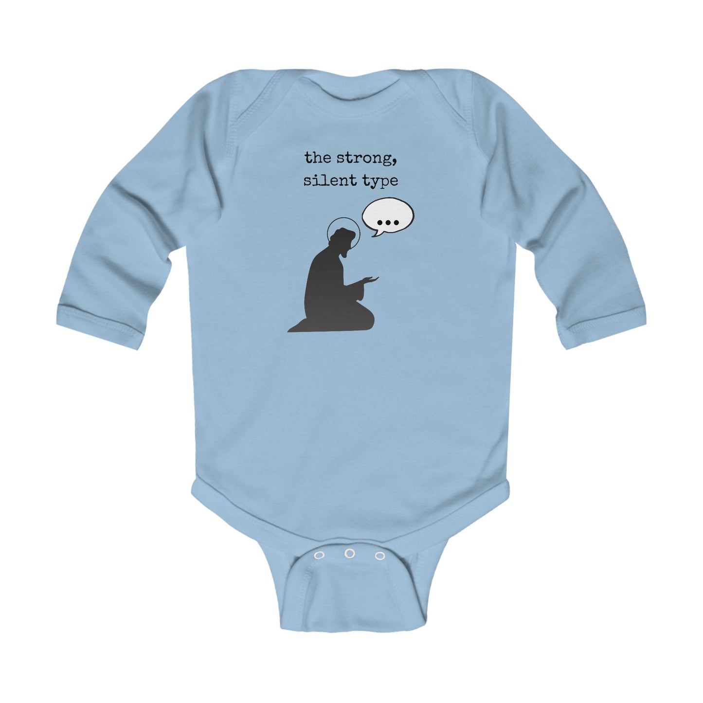 St. Joseph - Strong Silent Type | Boy & Girl Long Sleeve Bodysuit