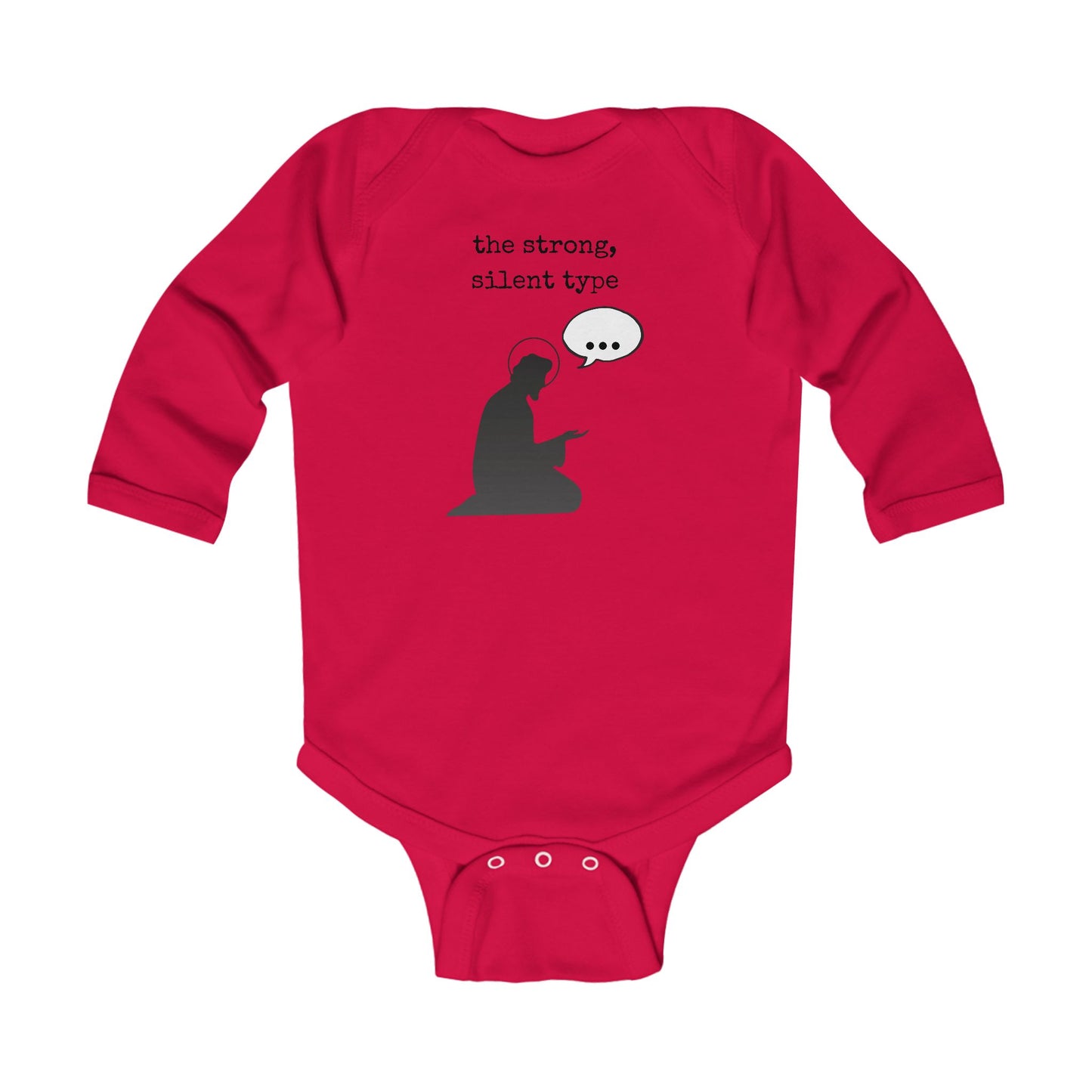 St. Joseph - Strong Silent Type | Boy & Girl Long Sleeve Bodysuit
