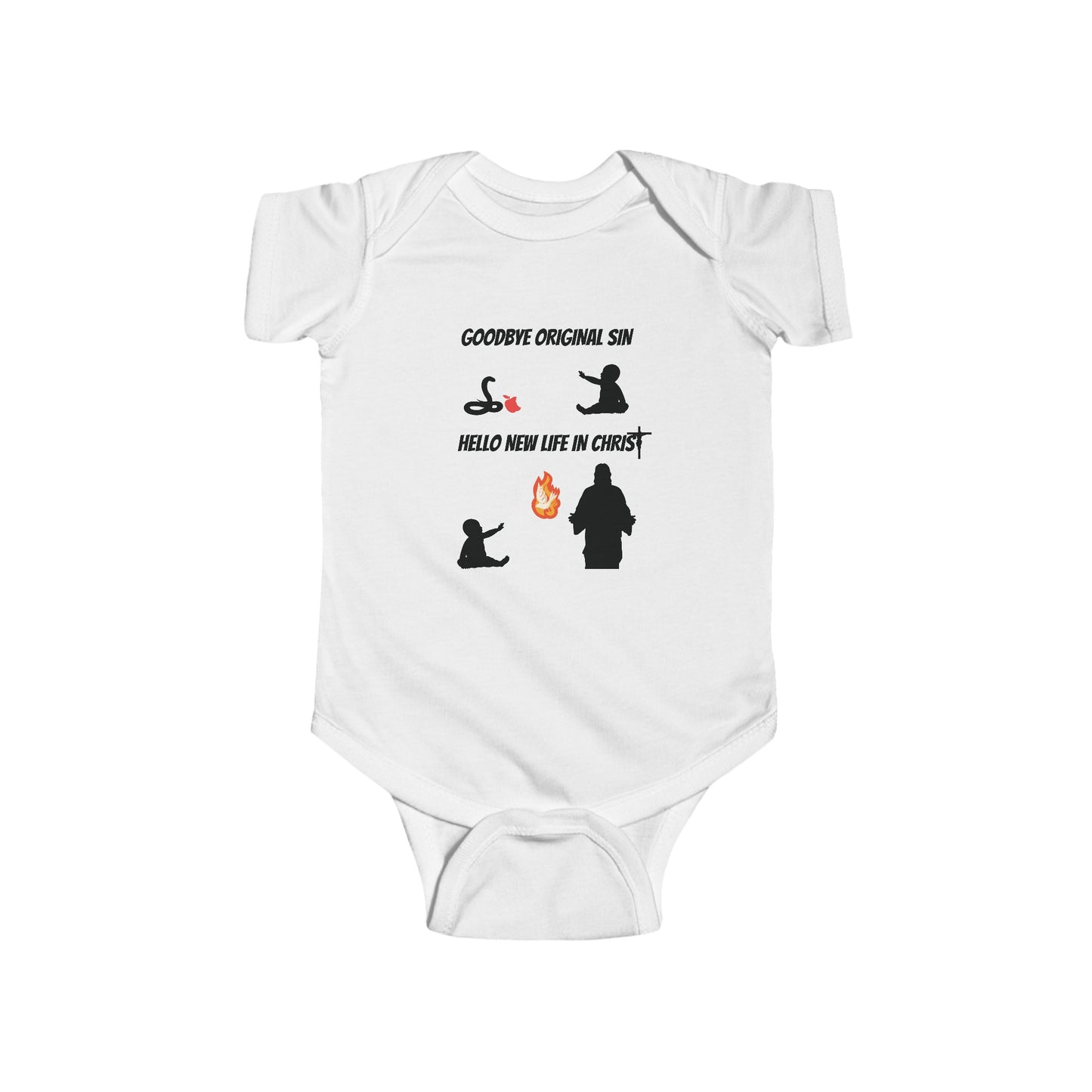 Goodbye Original Sin Hello New Life - Baptism | Boy & Girl Bodysuit