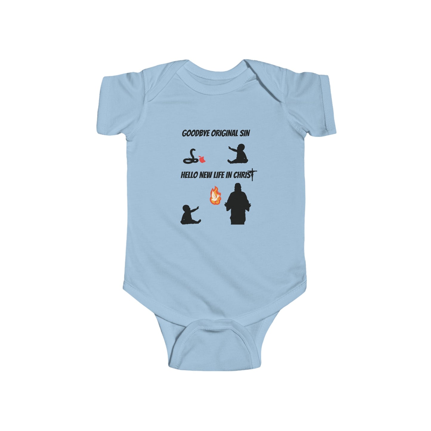 Goodbye Original Sin Hello New Life - Baptism | Boy & Girl Bodysuit