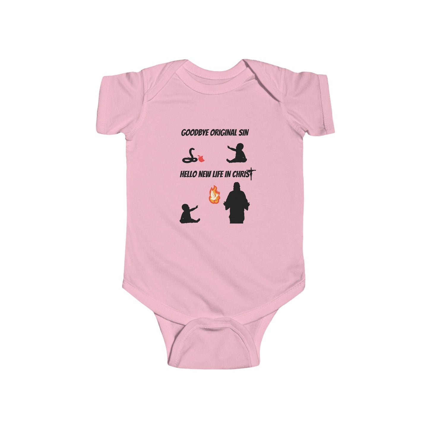 Goodbye Original Sin Hello New Life - Baptism | Boy & Girl Bodysuit
