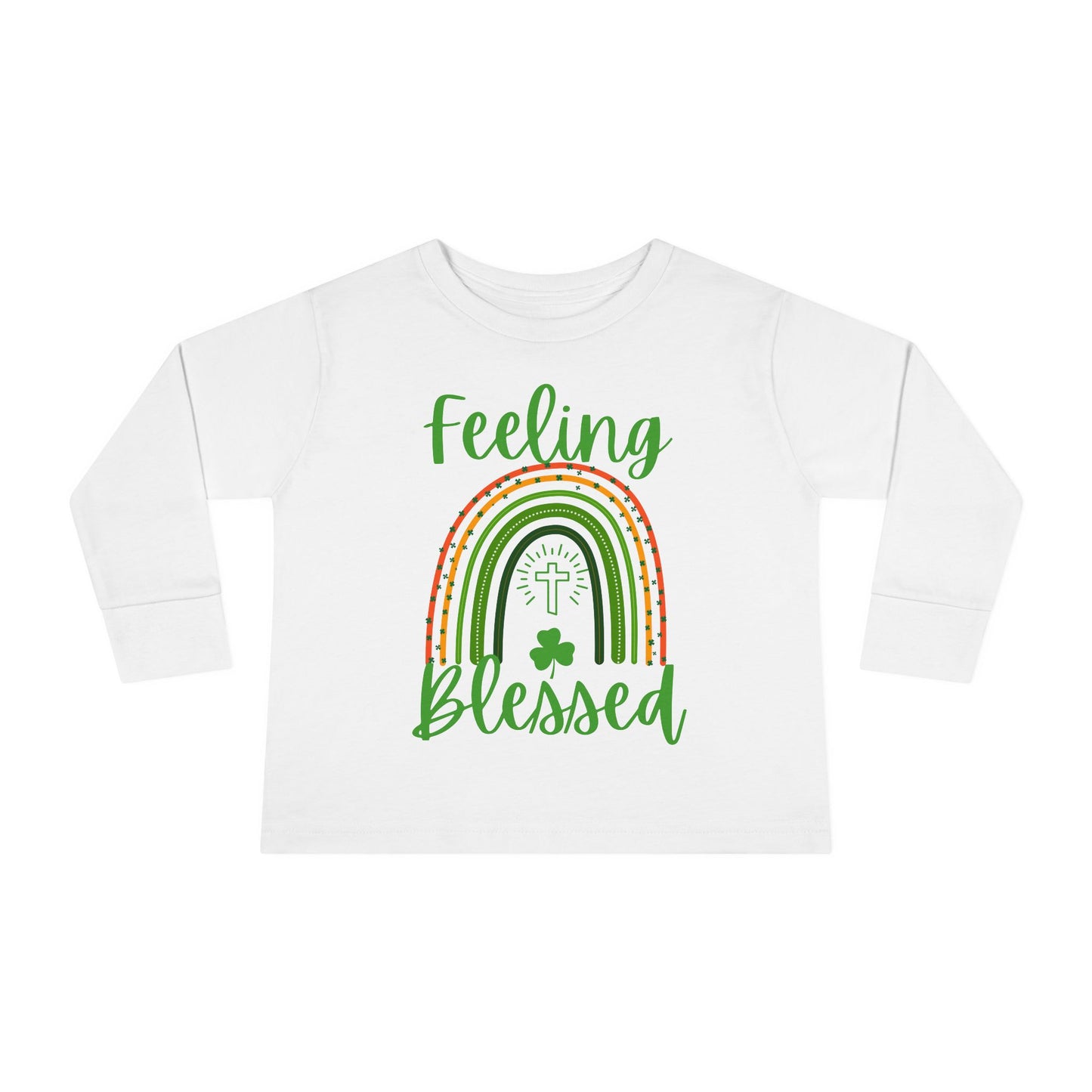 Feeling Blessed - St. Patrick's Day | Boy & Girl Toddler Long Sleeve T-Shirt