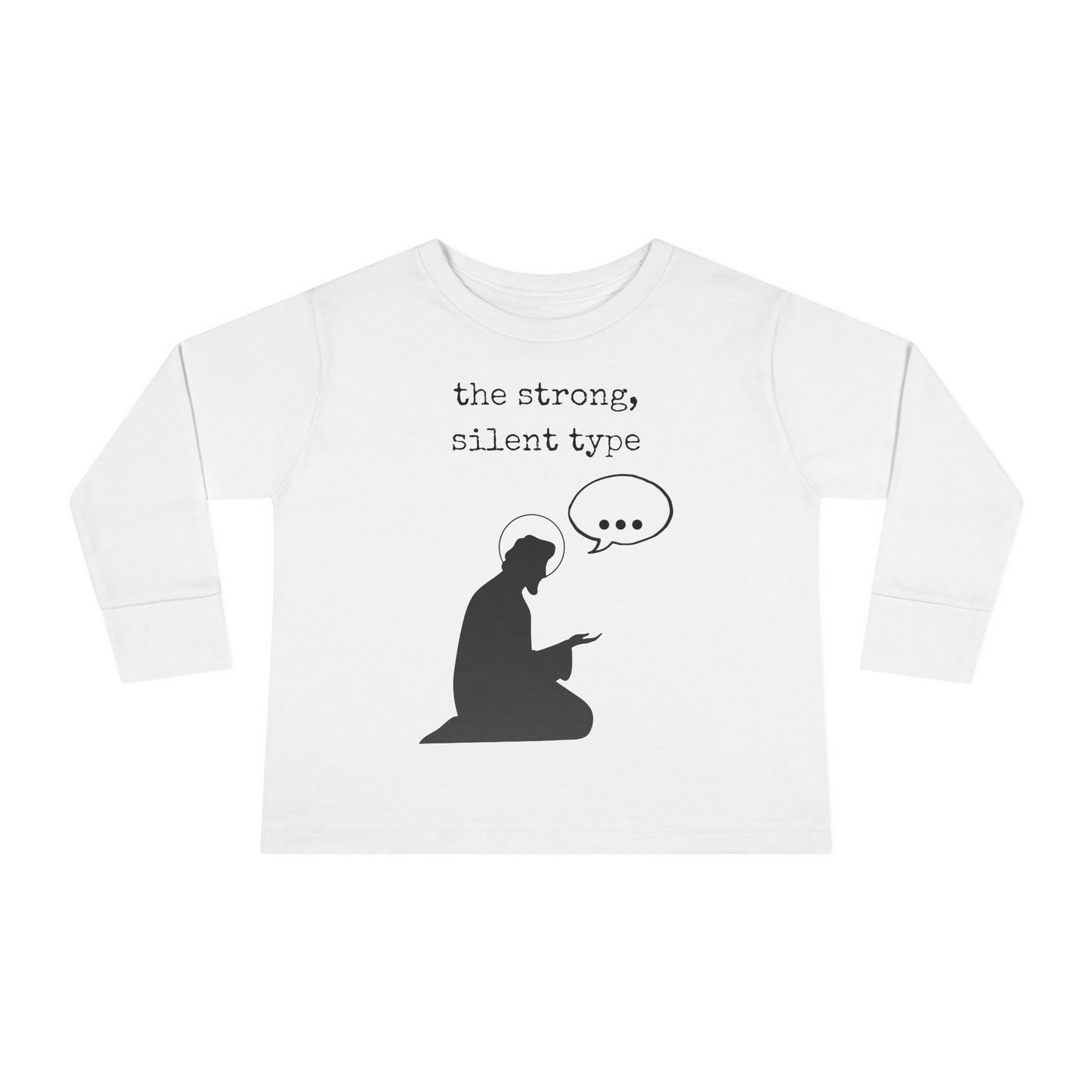 St. Joseph - Strong Silent Type | Boy & Girl Toddler Long Sleeve T-Shirt