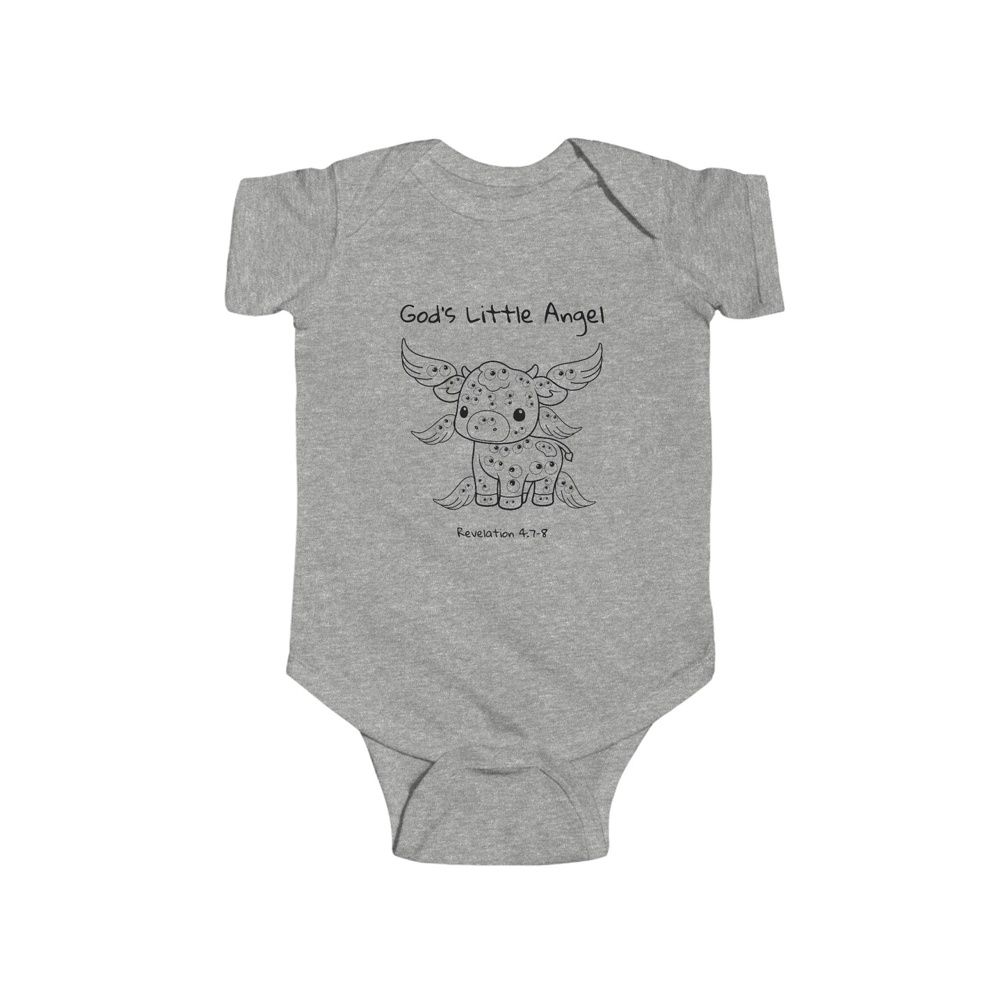 God's Little Angel-Cow | Boy & Girl Bodysuit