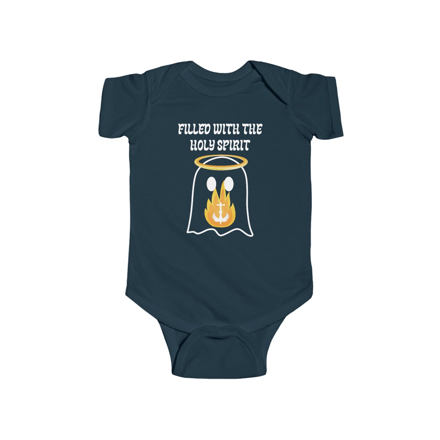 Filled With the Holy Spirit - Baptism | Boy & Girl Bodysuit