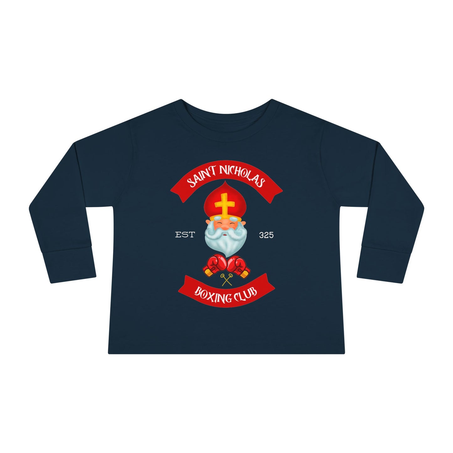 Saint Nicholas Boxing Club | Boy & Girl Toddler Long Sleeve T-Shirt