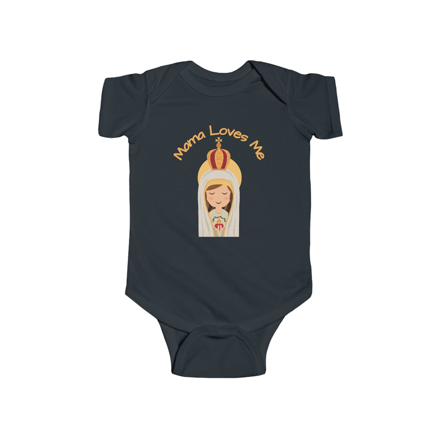 Mama Loves Me—Our Lady of Fatima | Boy & Girl Bodysuit