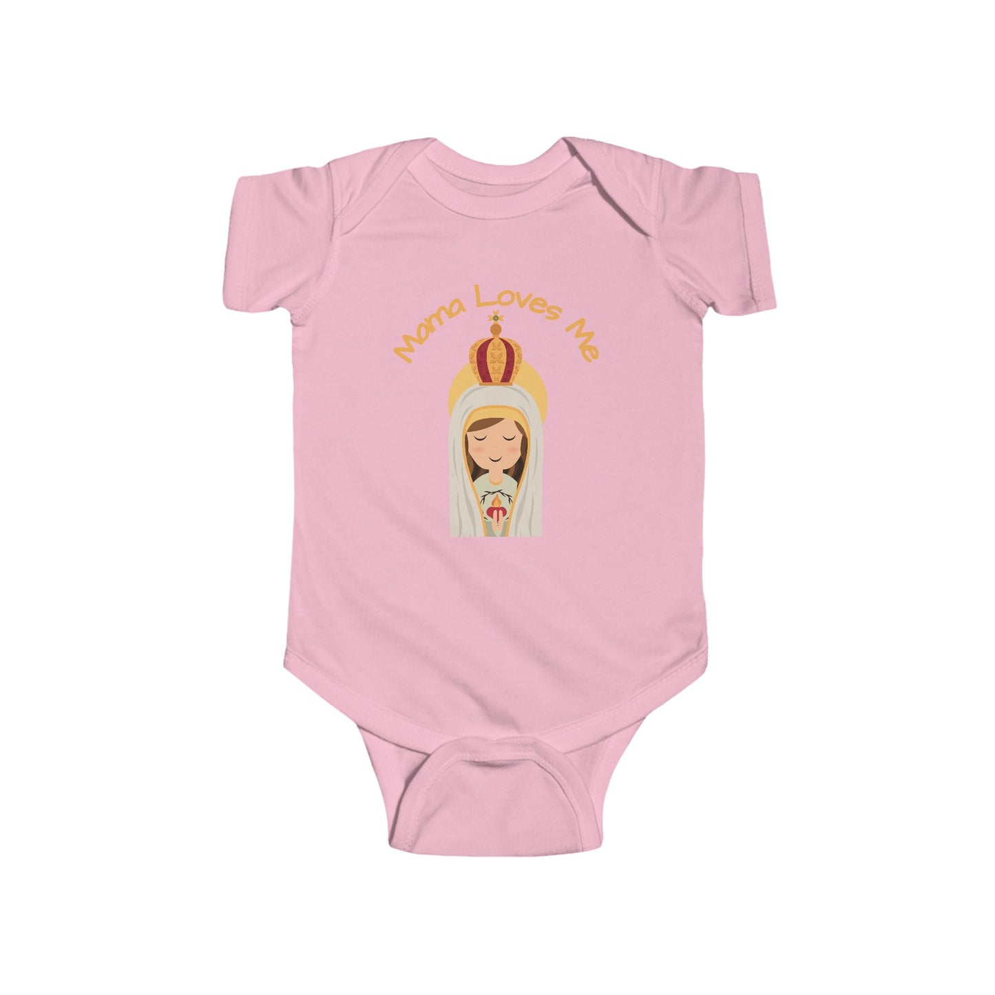 Mama Loves Me—Our Lady of Fatima | Boy & Girl Bodysuit