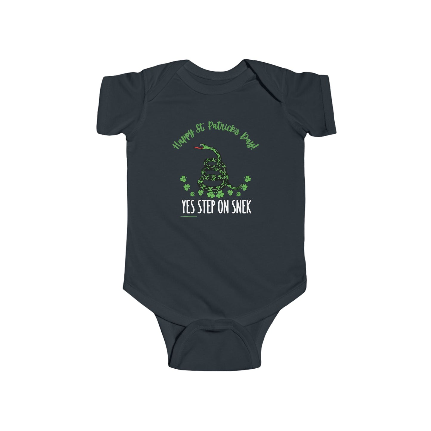 Yes Step on Snek - St. Patrick's Day | Boy & Girl Bodysuit