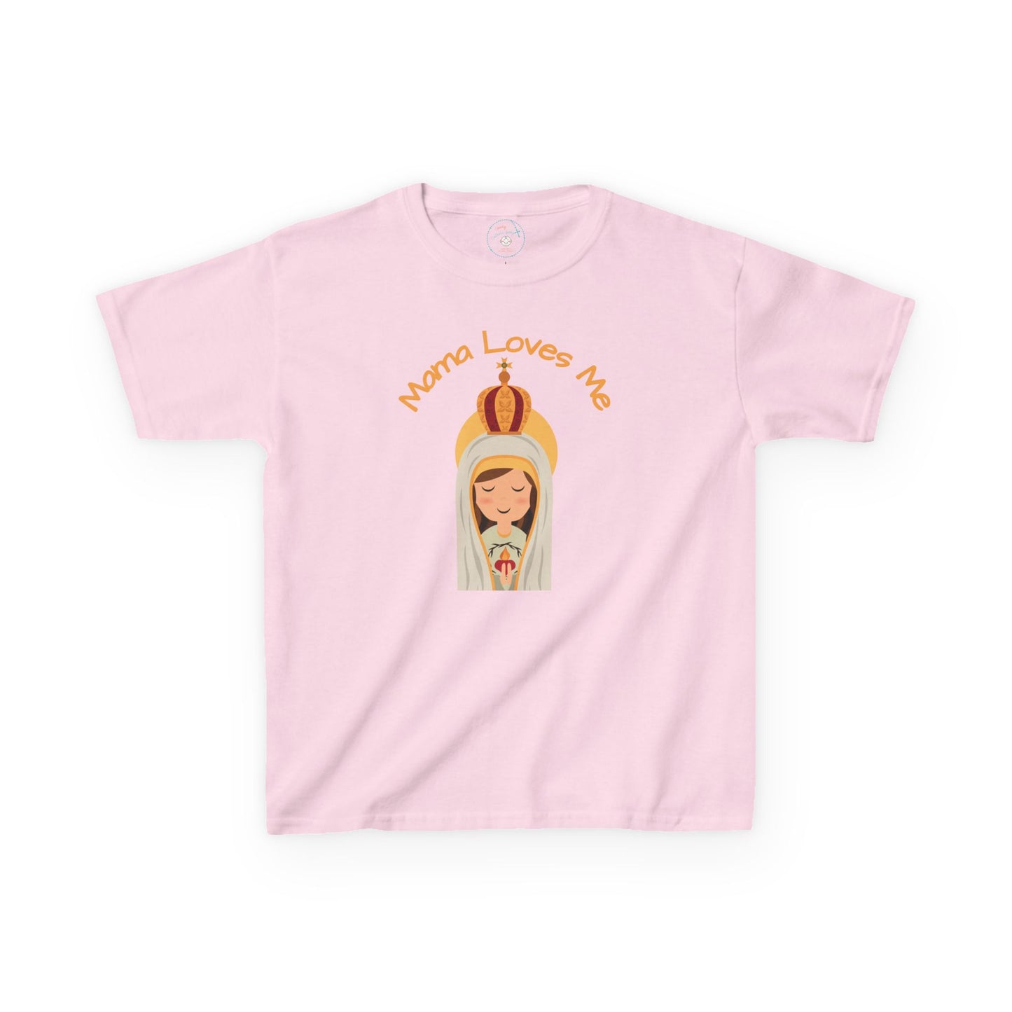 Mama Loves Me—Our Lady of Fatima | Big Kids Tee