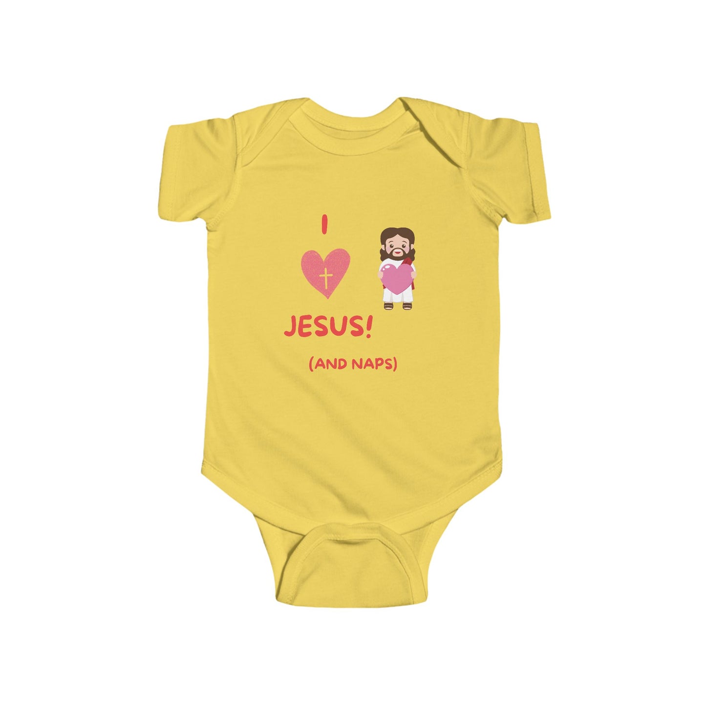 I Love Jesus and Naps | Boy & Girl Bodysuit