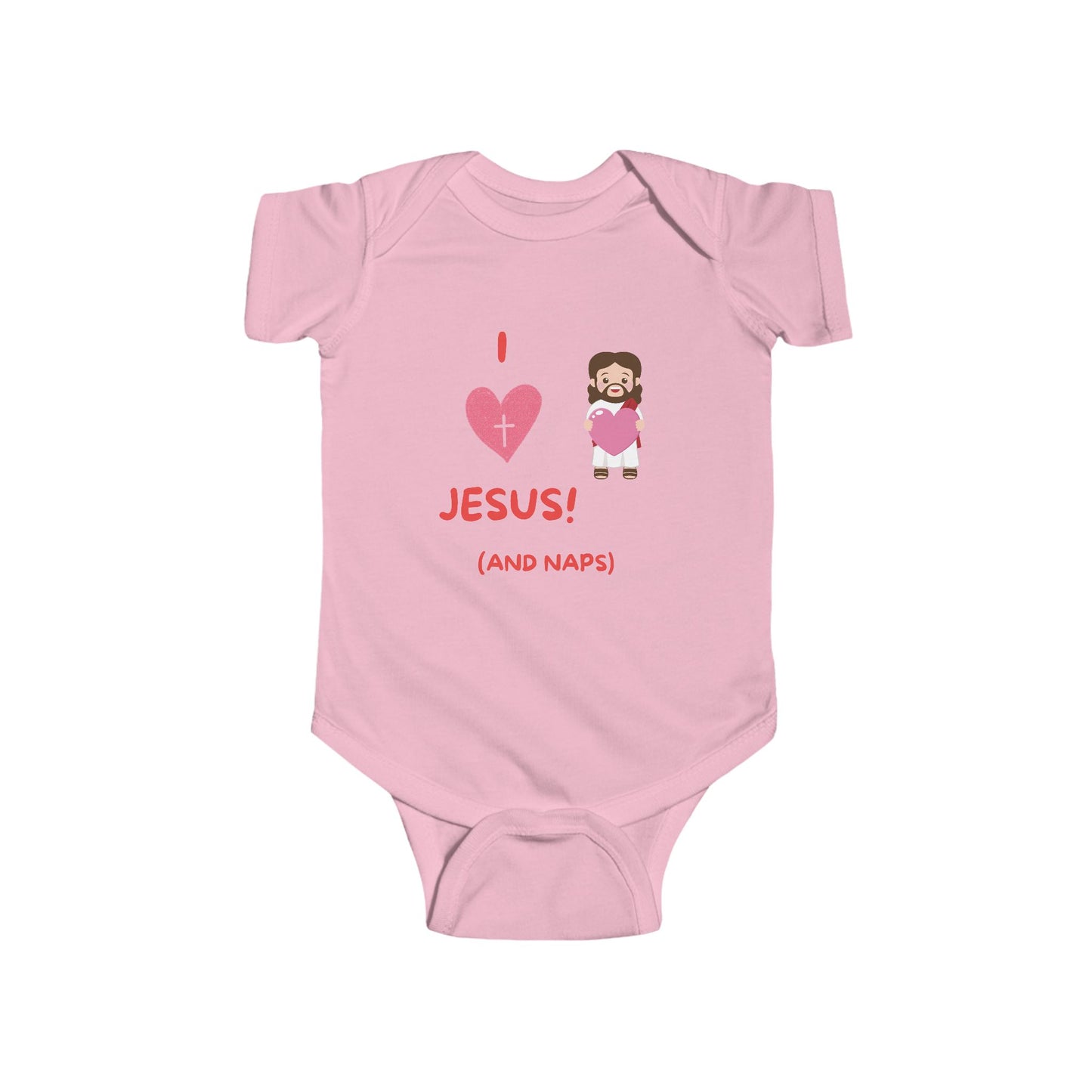 I Love Jesus and Naps | Boy & Girl Bodysuit