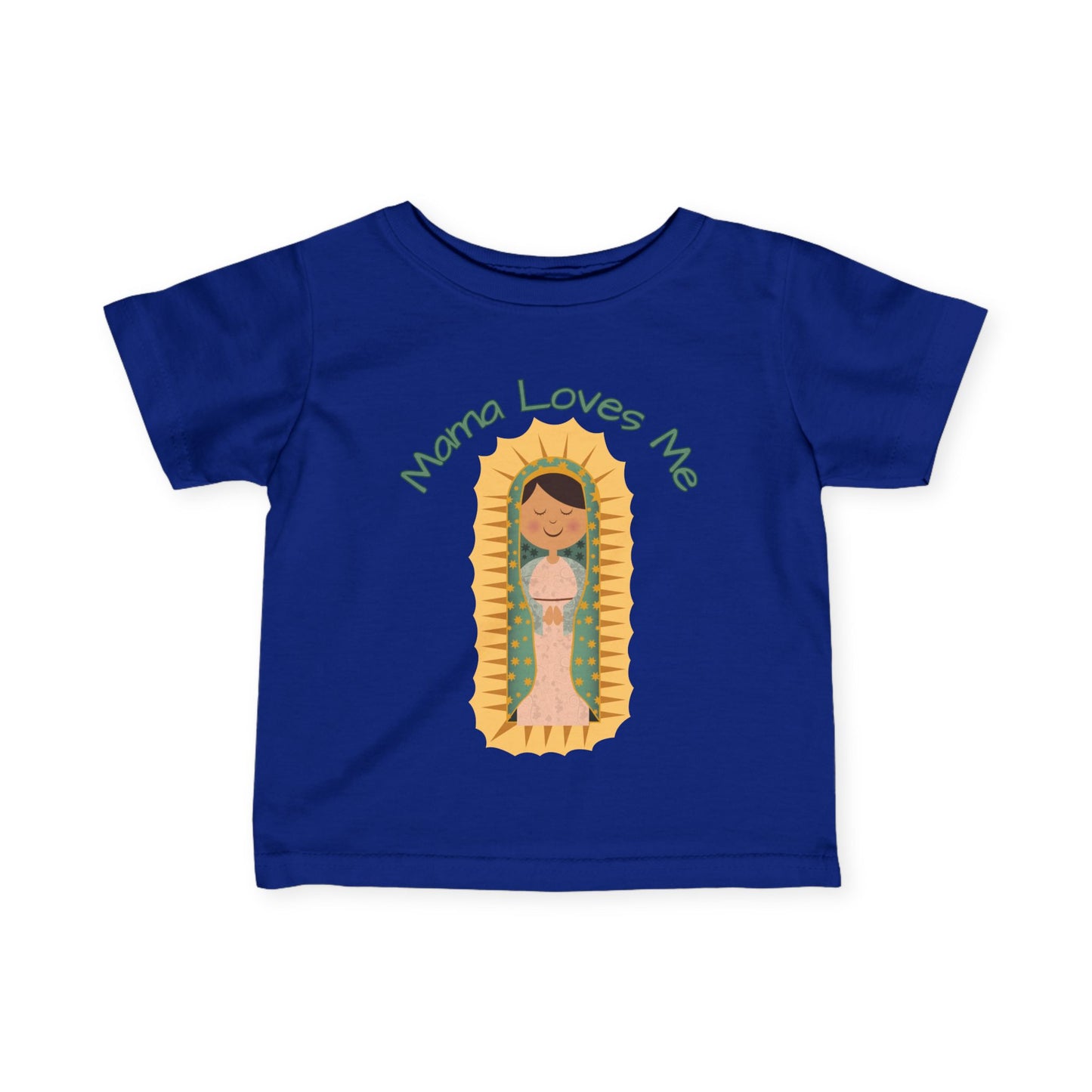 Mama Loves Me | Our Lady of Guadalupe | Baby Tee