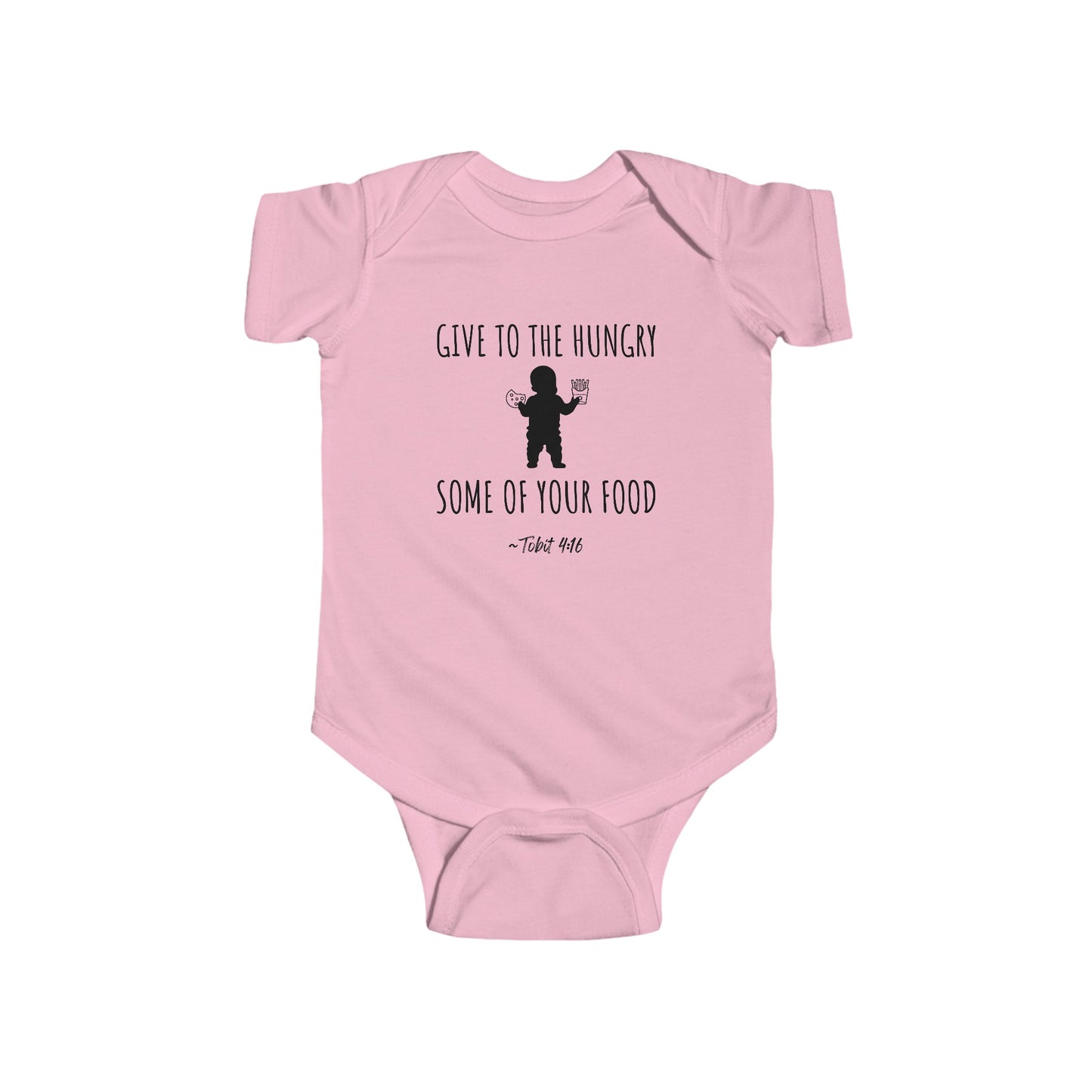 Give to the Hungry Some of Your Food | Boy & Girl Bodysuit
