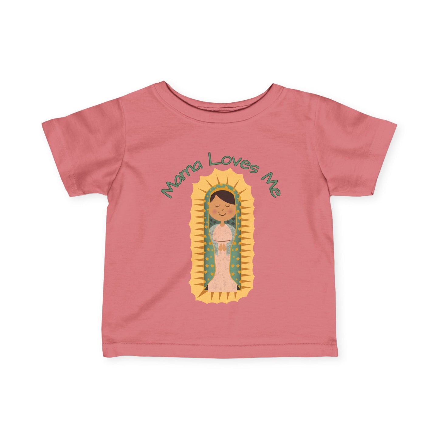 Mama Loves Me | Our Lady of Guadalupe | Baby Tee