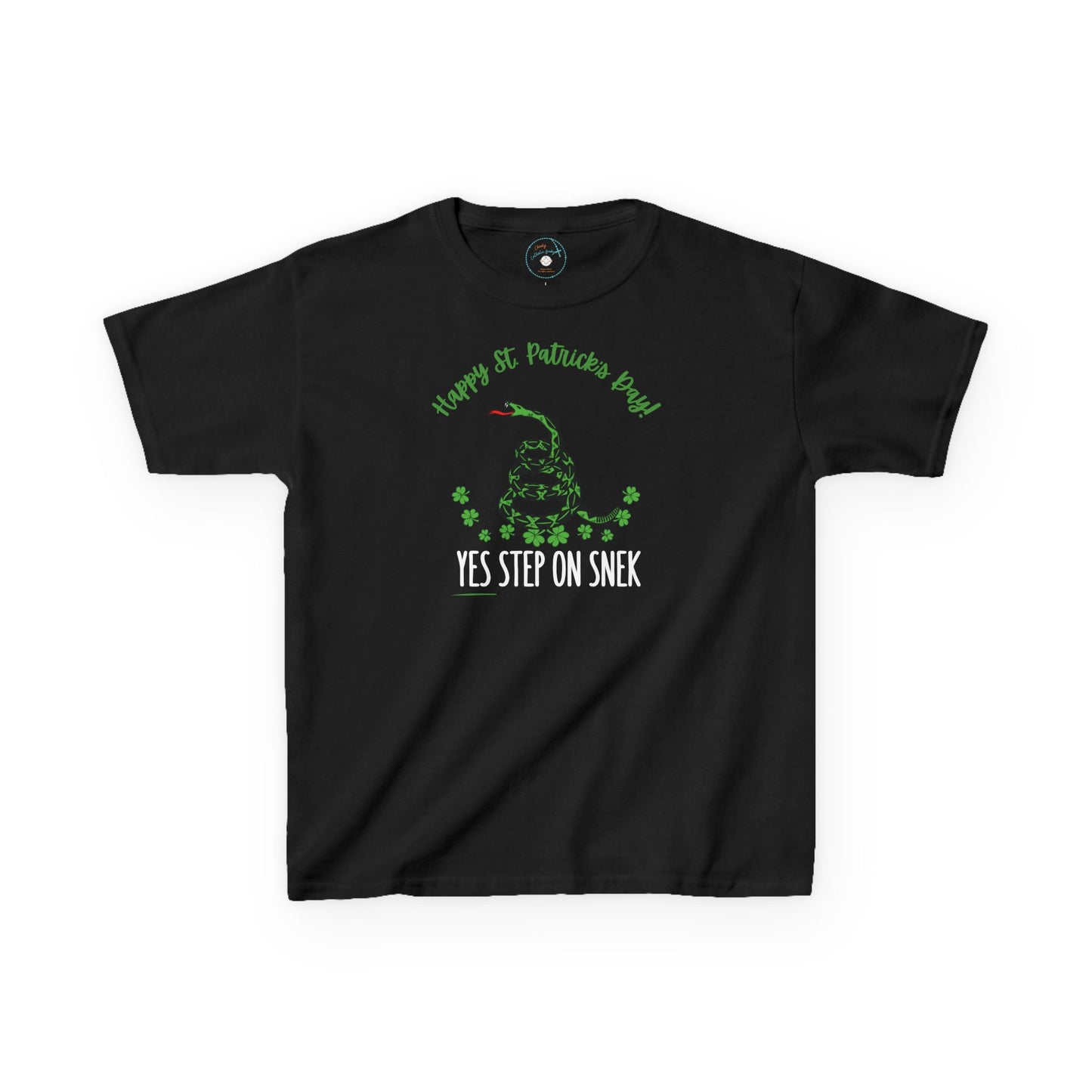 Yes Step on Snek - St. Patrick's Day | Big Kids Tee