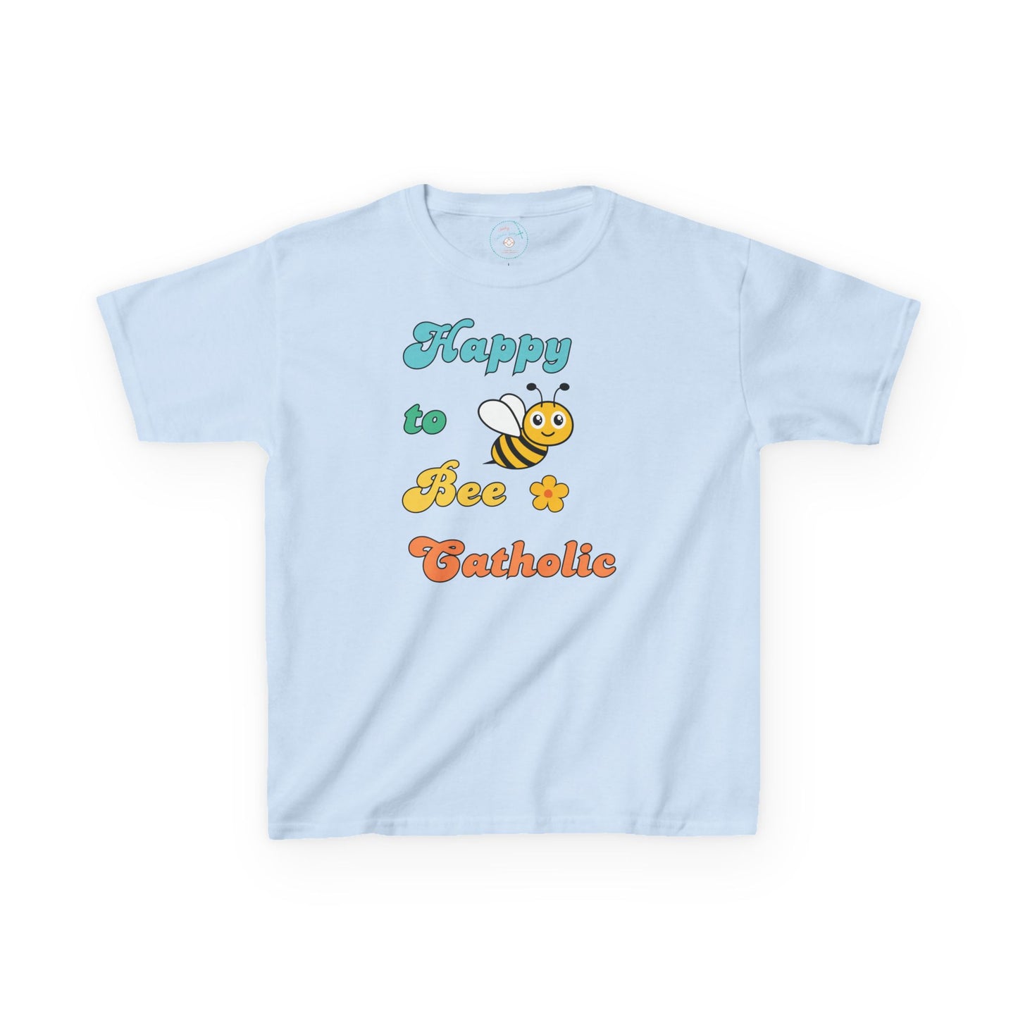 Happy to Bee Catholic | Big Kids Tee